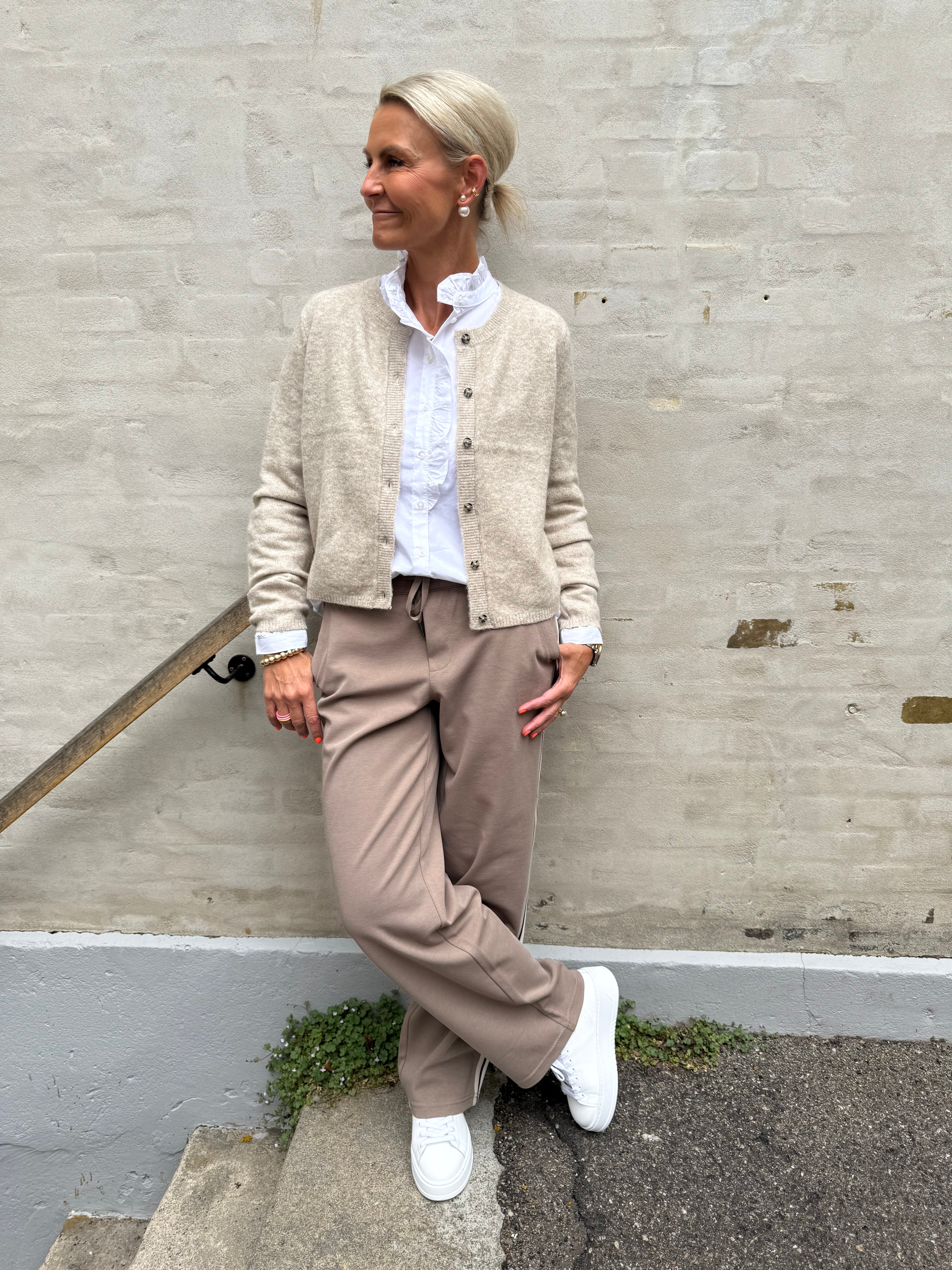 CHLOE LIFE CARDIGAN - Turtledove MELANGE