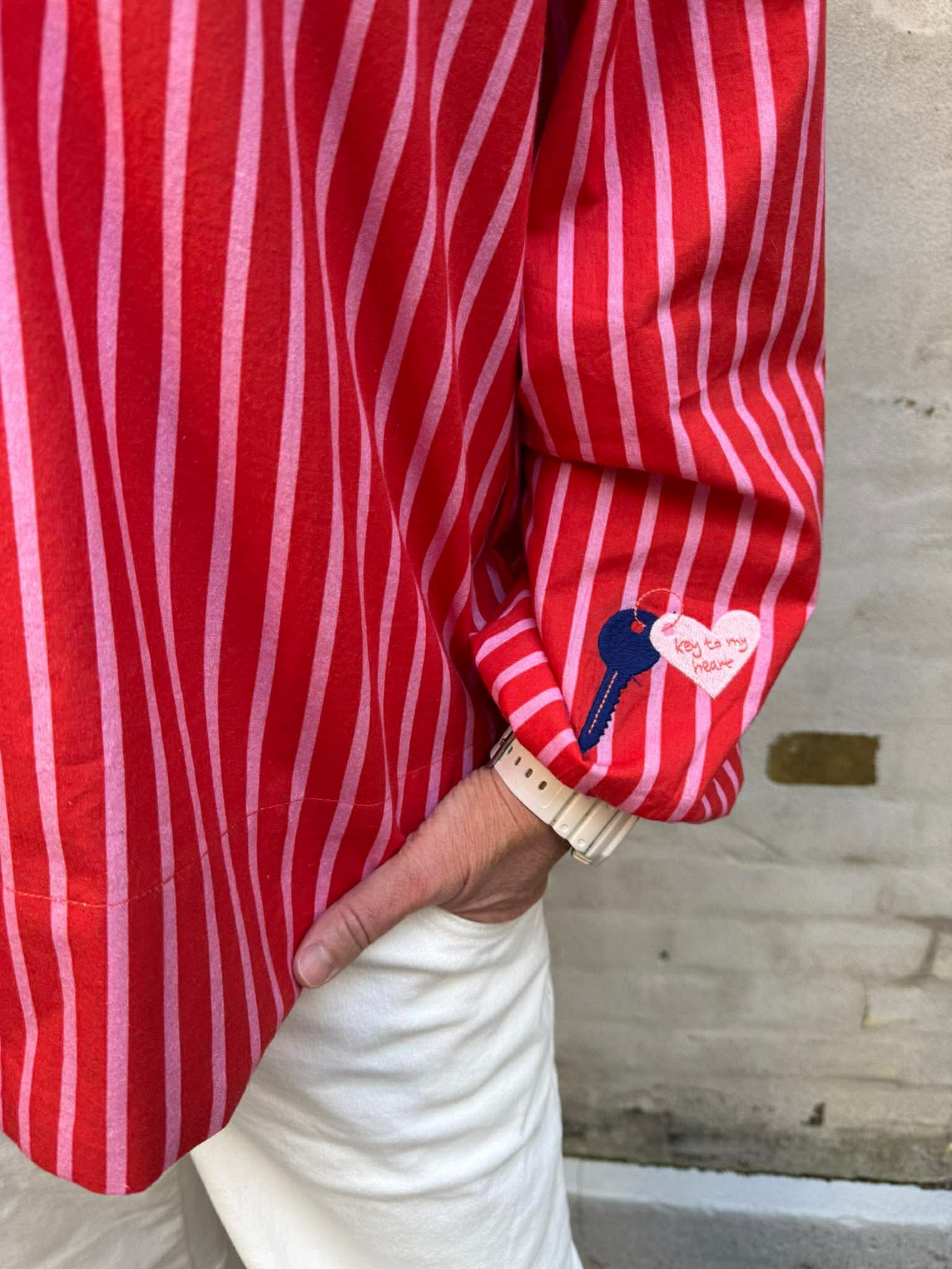 Ulrikke skjorta - ljusrosa röd