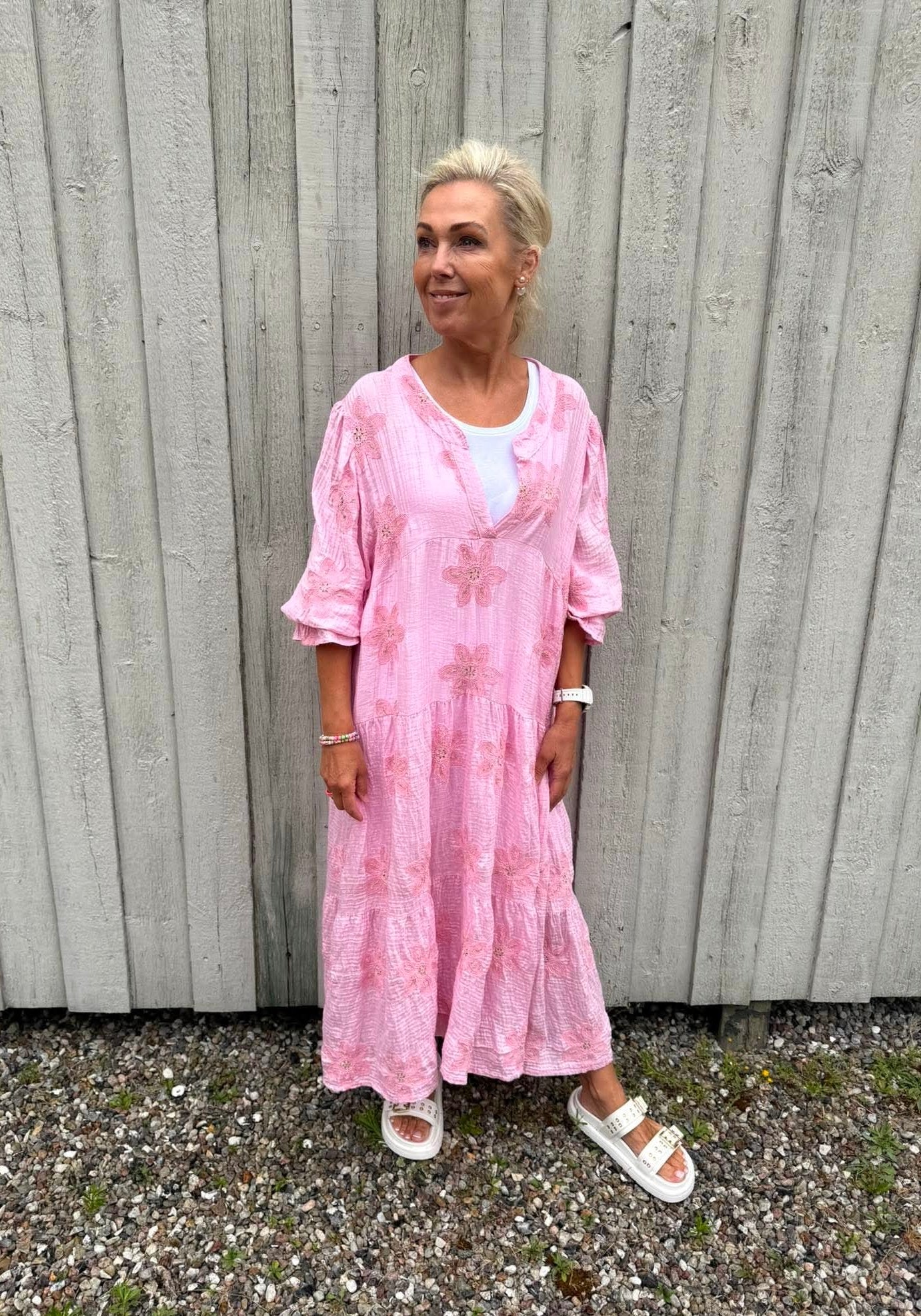 Laurenza Dress - Rosa