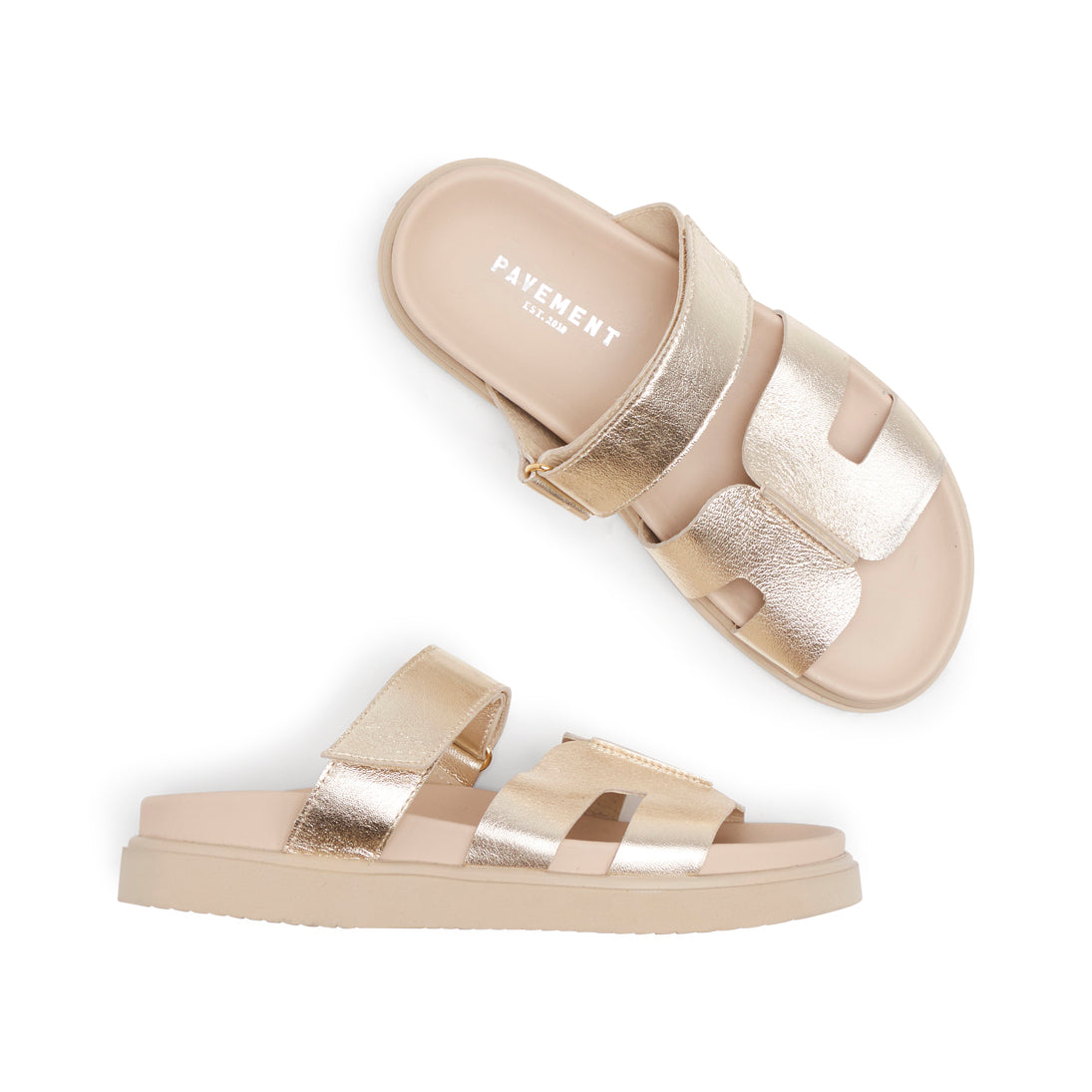 Maru Sandaler Light Gold Beige