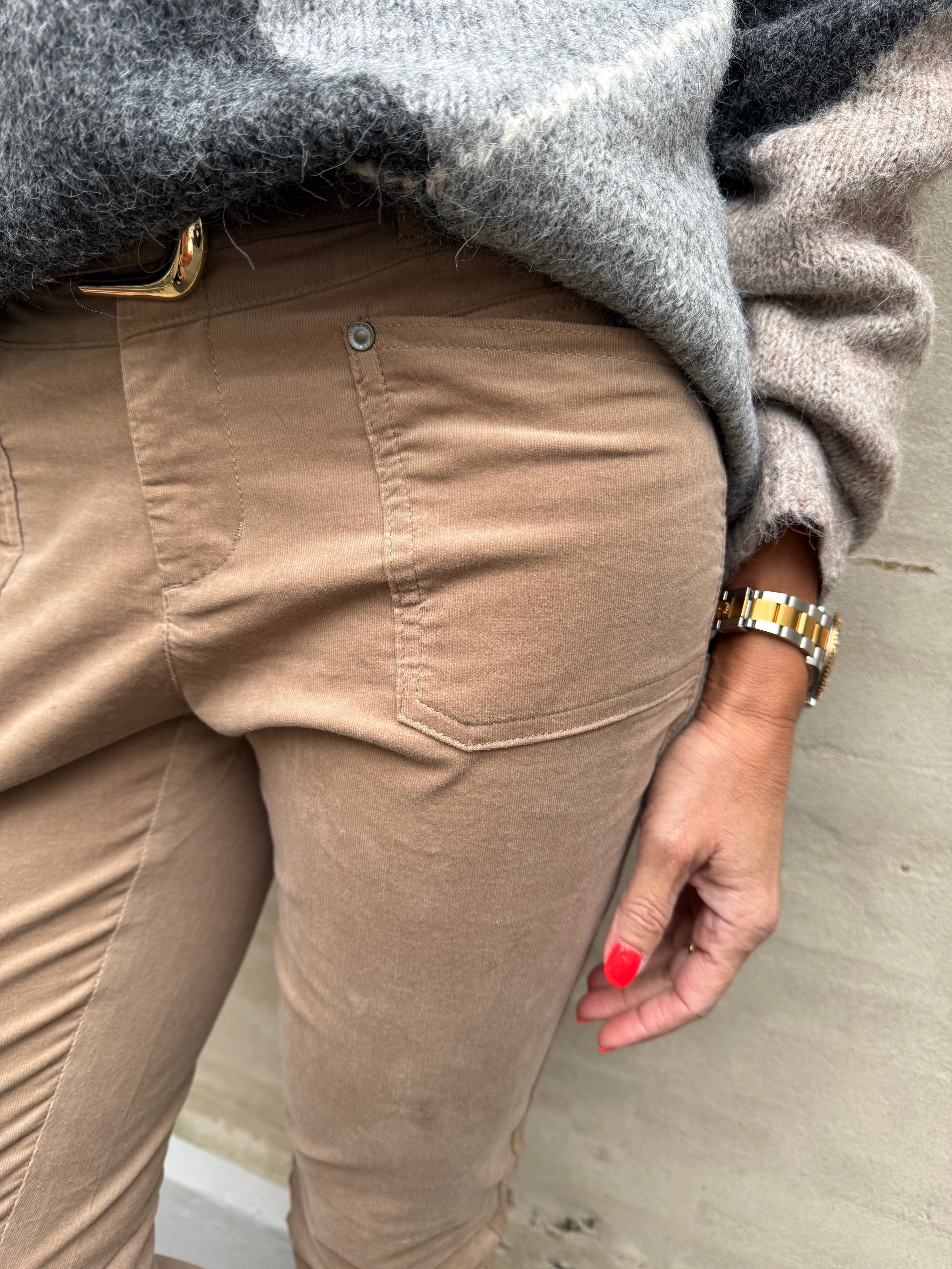 Yulius Corduroy Pants - Beige
