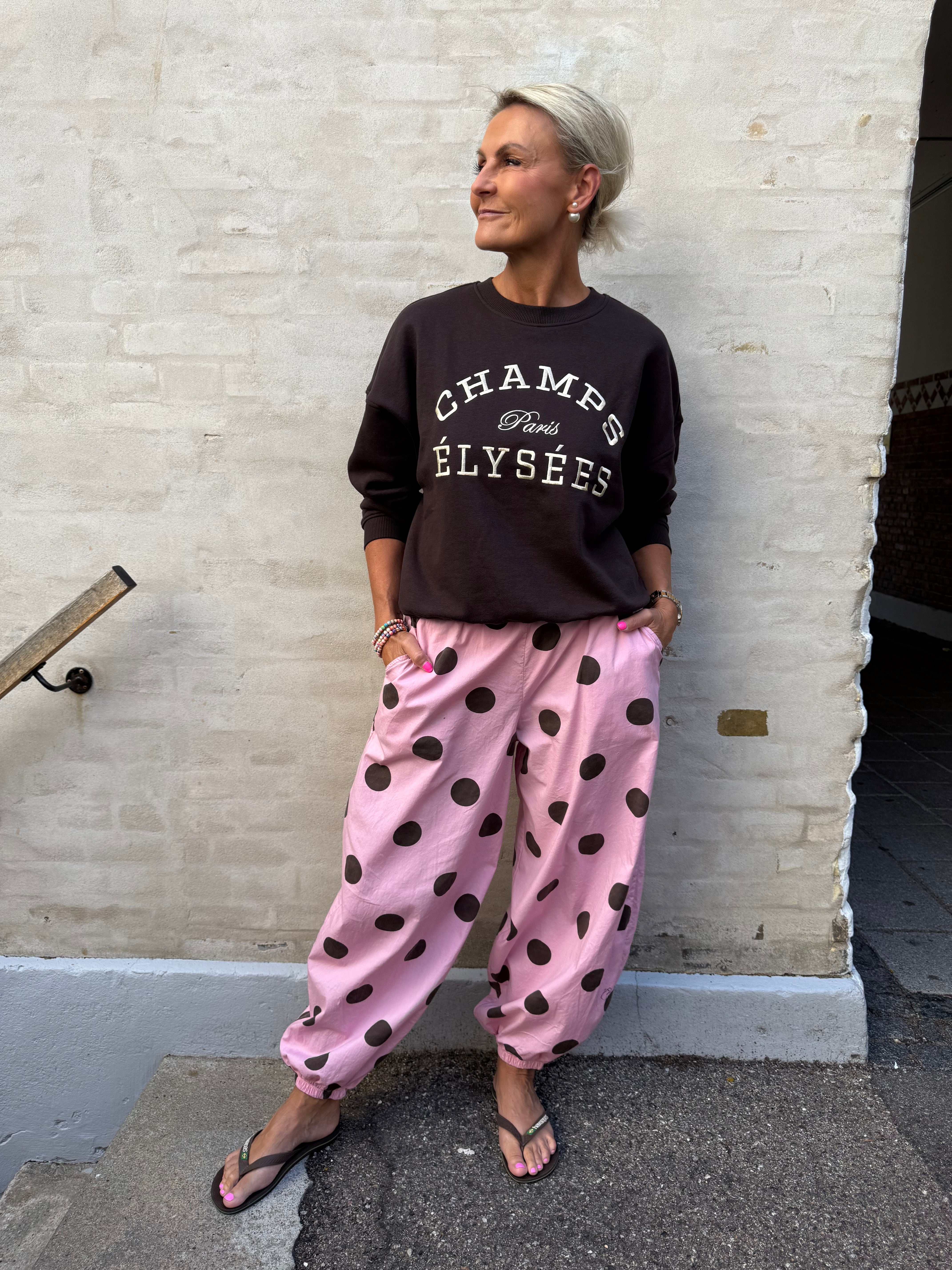 ALLY balloon pant - Rose Dot