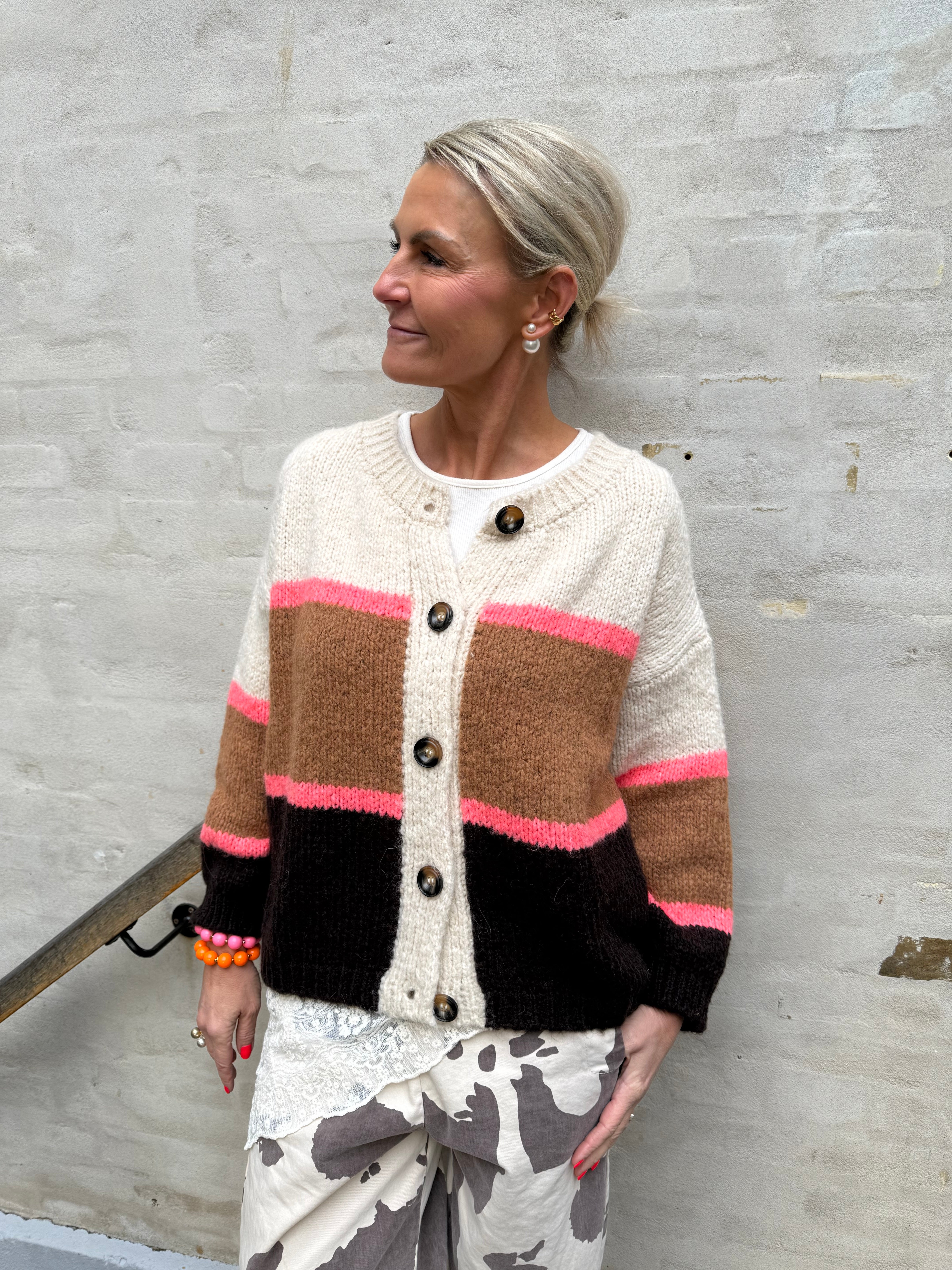 PREORDER-HILDUR knit cardigan - Camel