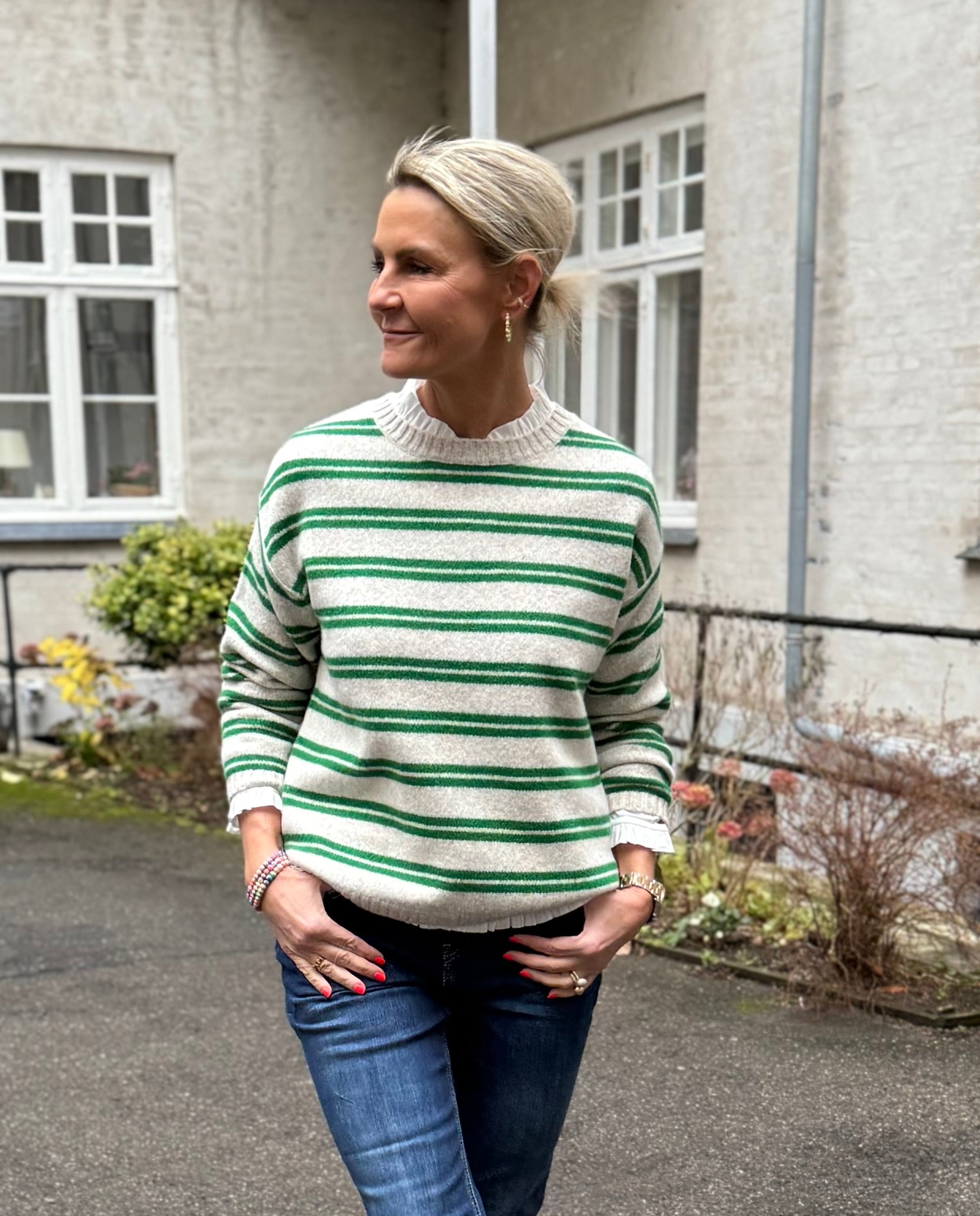 Khai Two Stripe Knit - Amazon