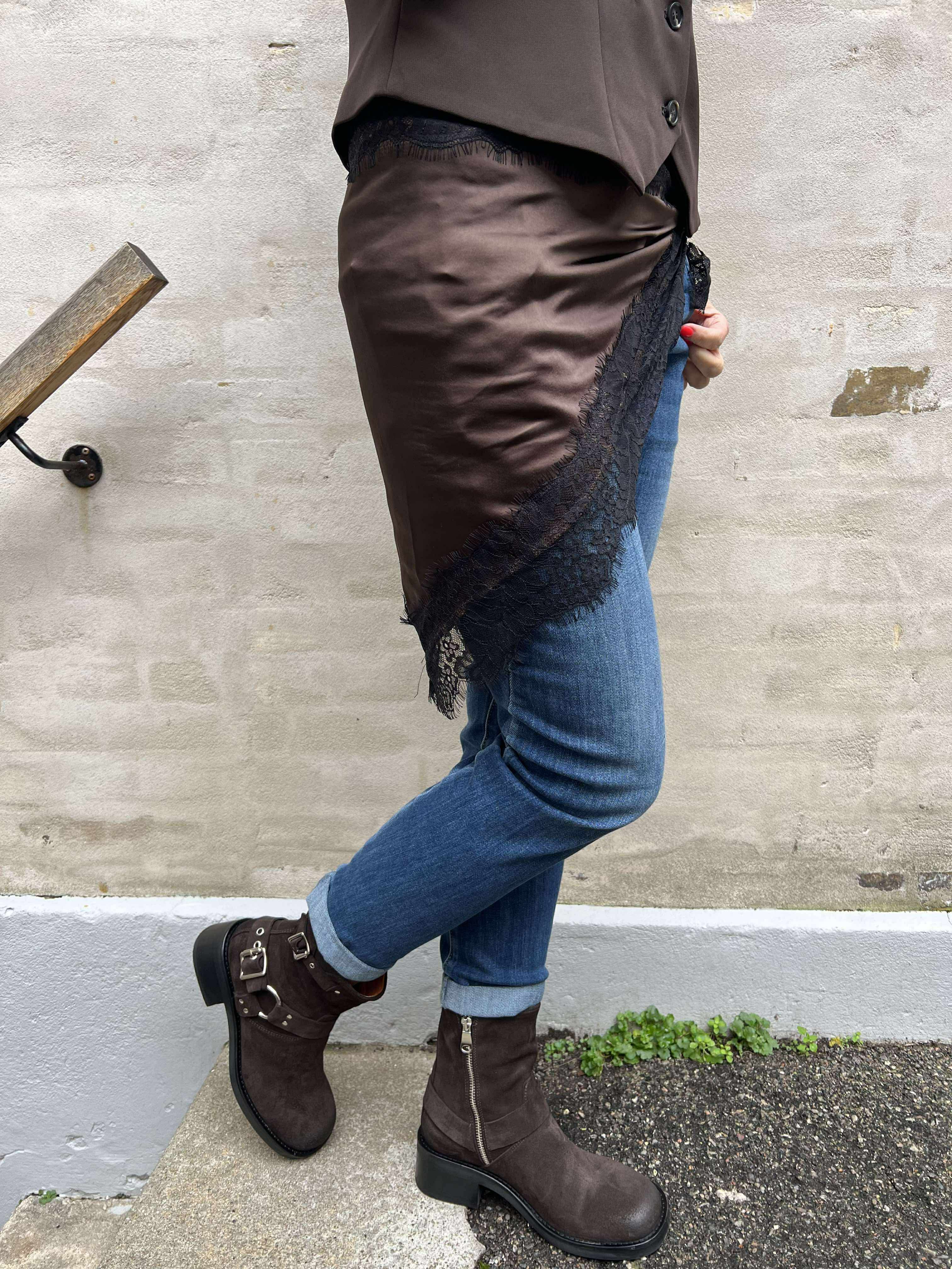 Blonde Tørklæde - Brown