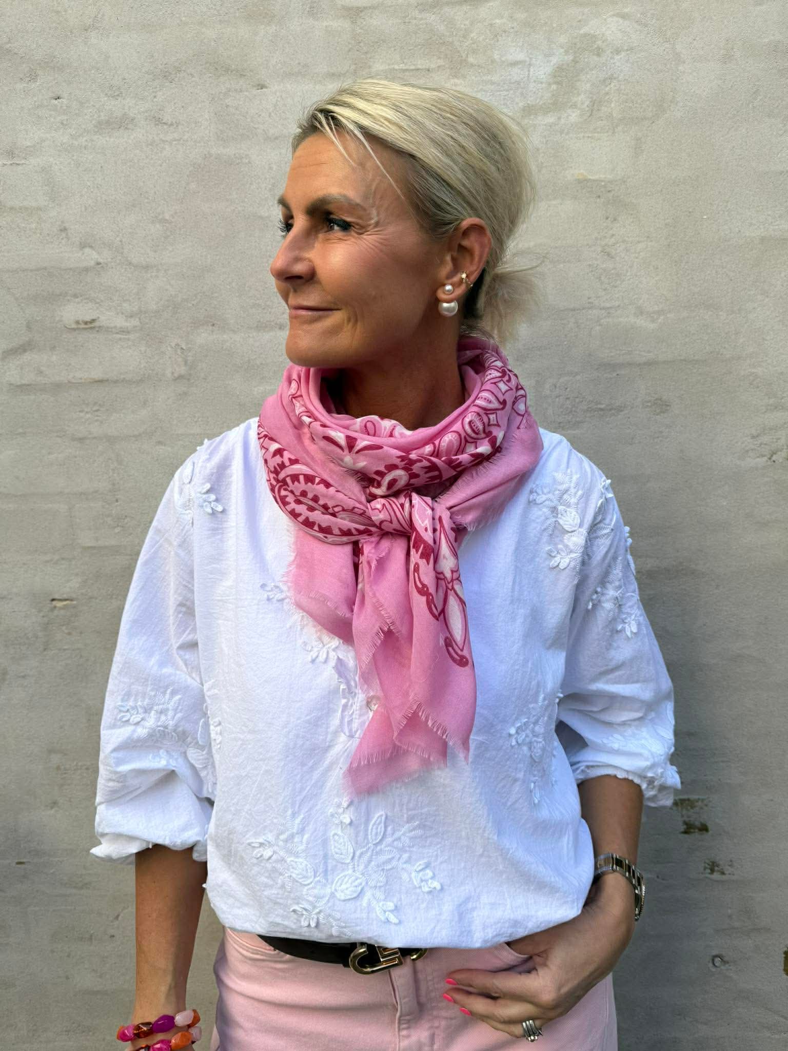 Caitlyn Scarf - Pink