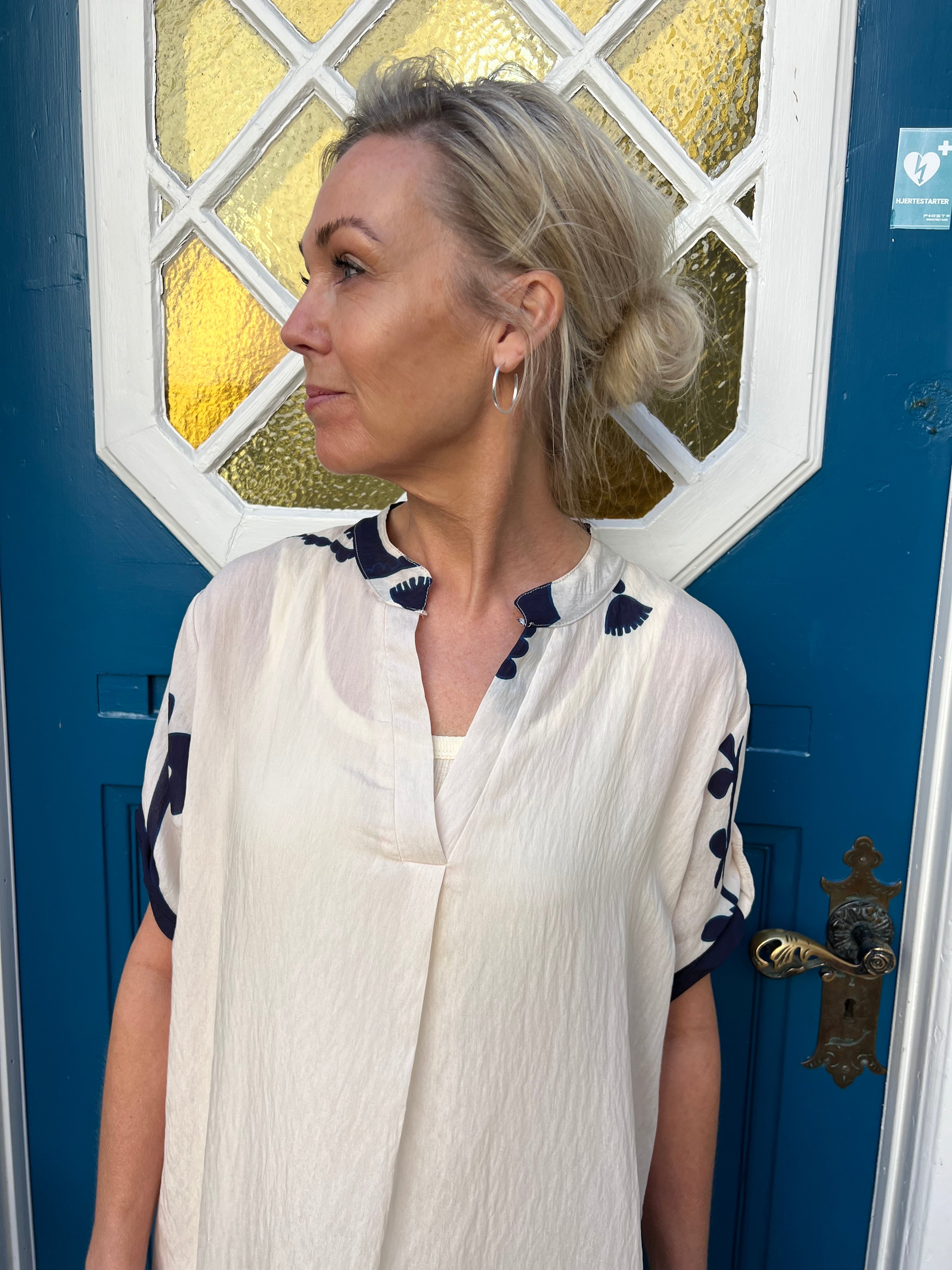 Helma dress blue