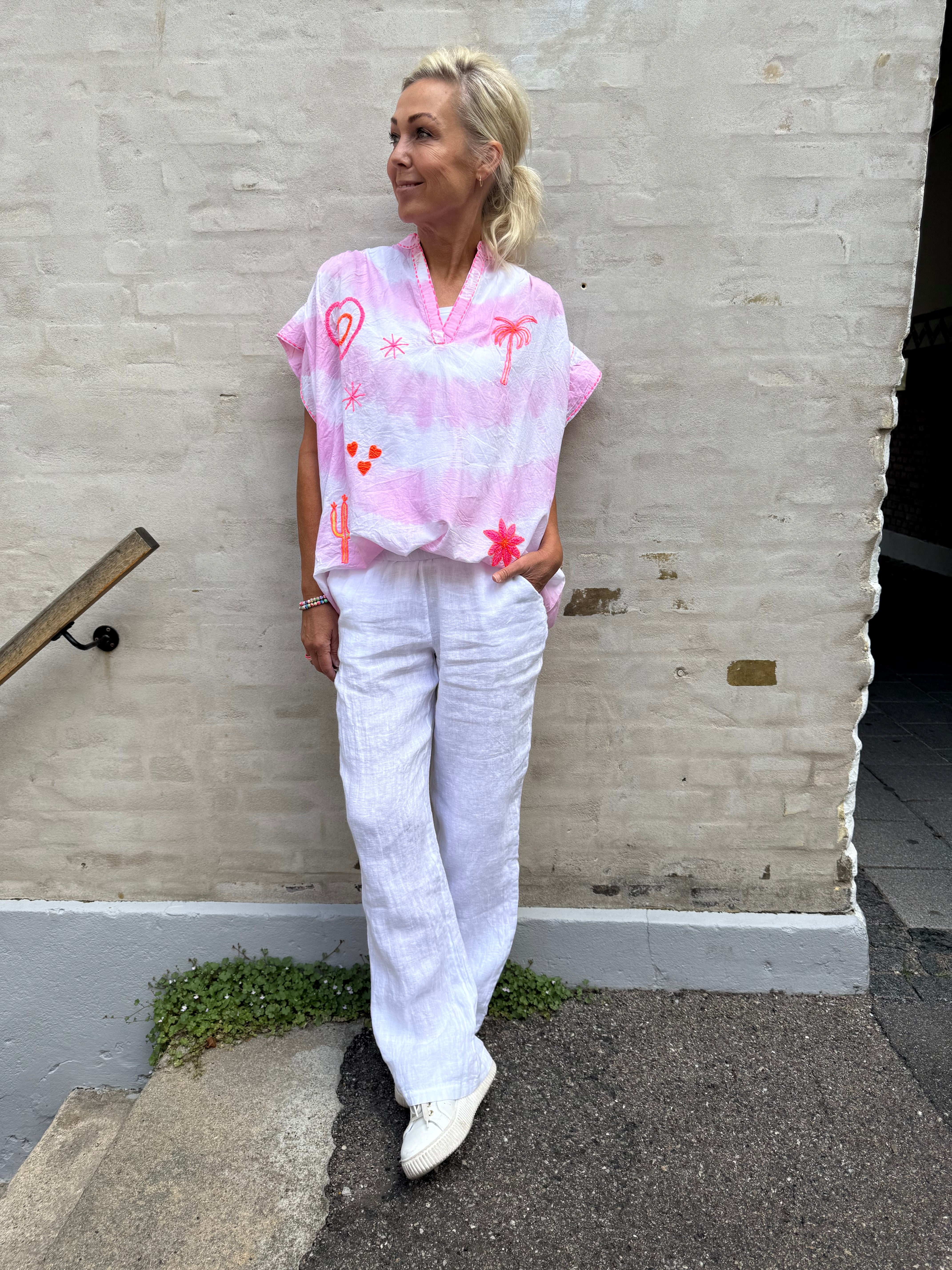 Vacay vibe top pink