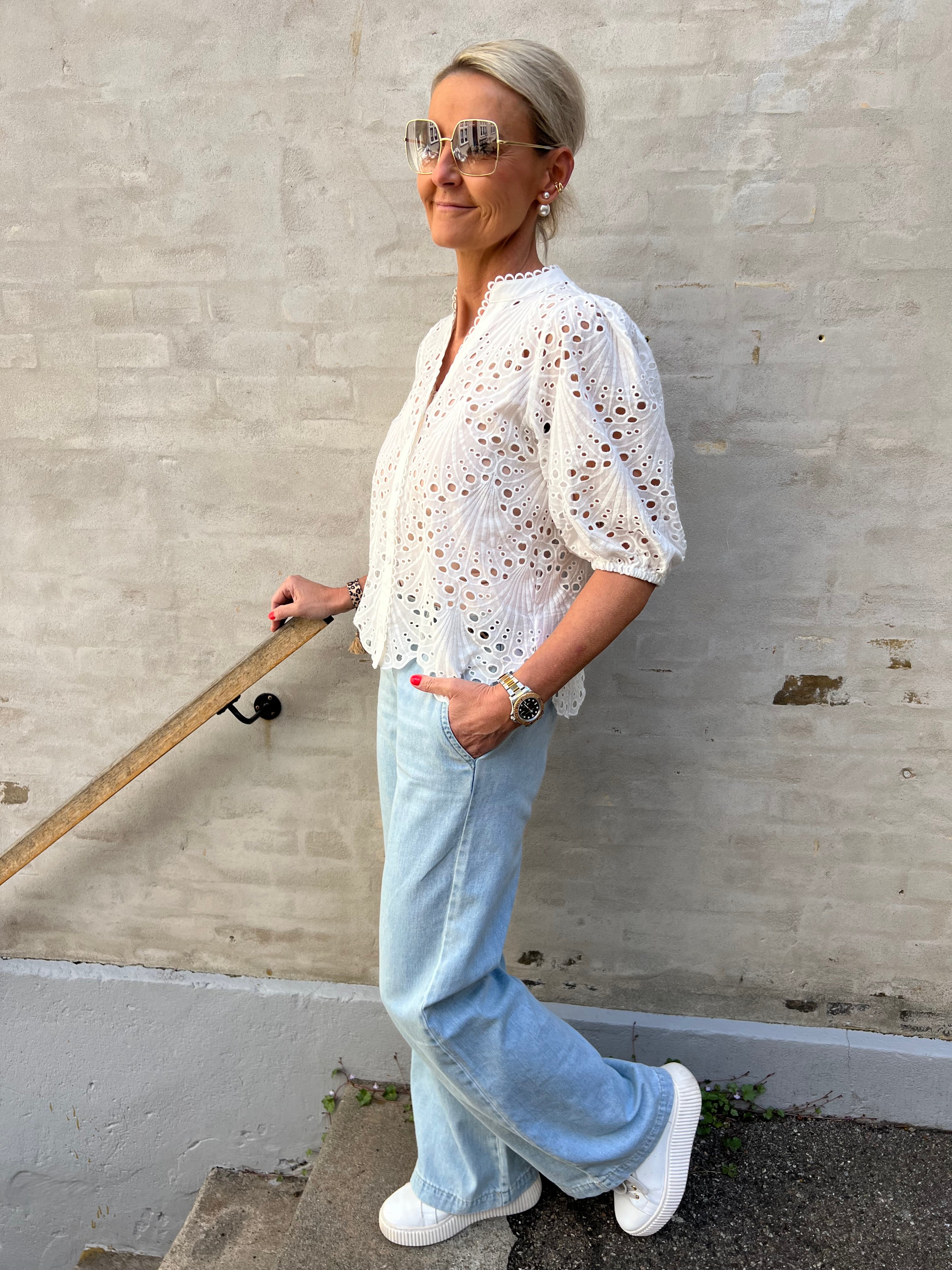 Naya Anglaise Shirt White