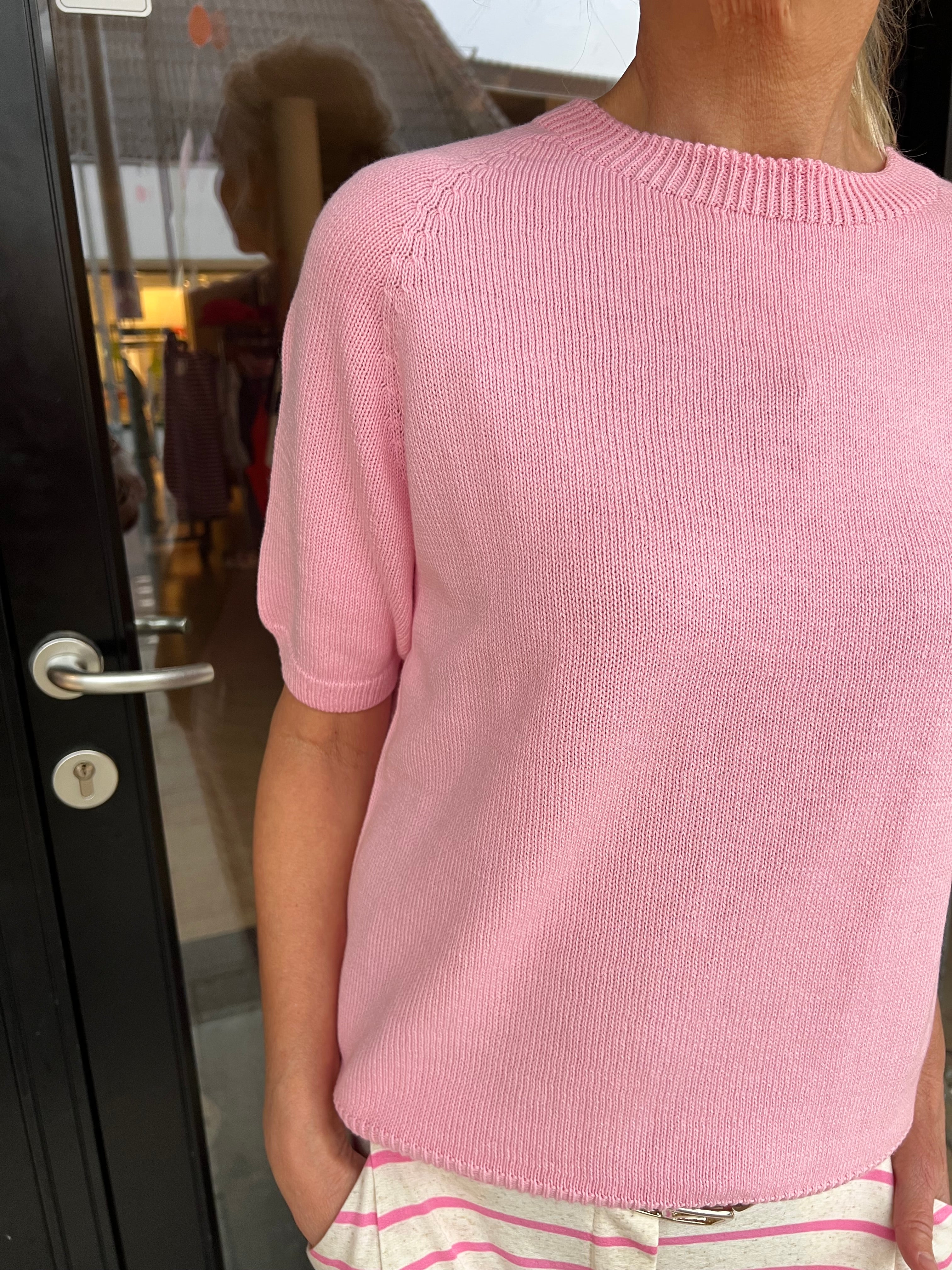Blanca knit baby pink