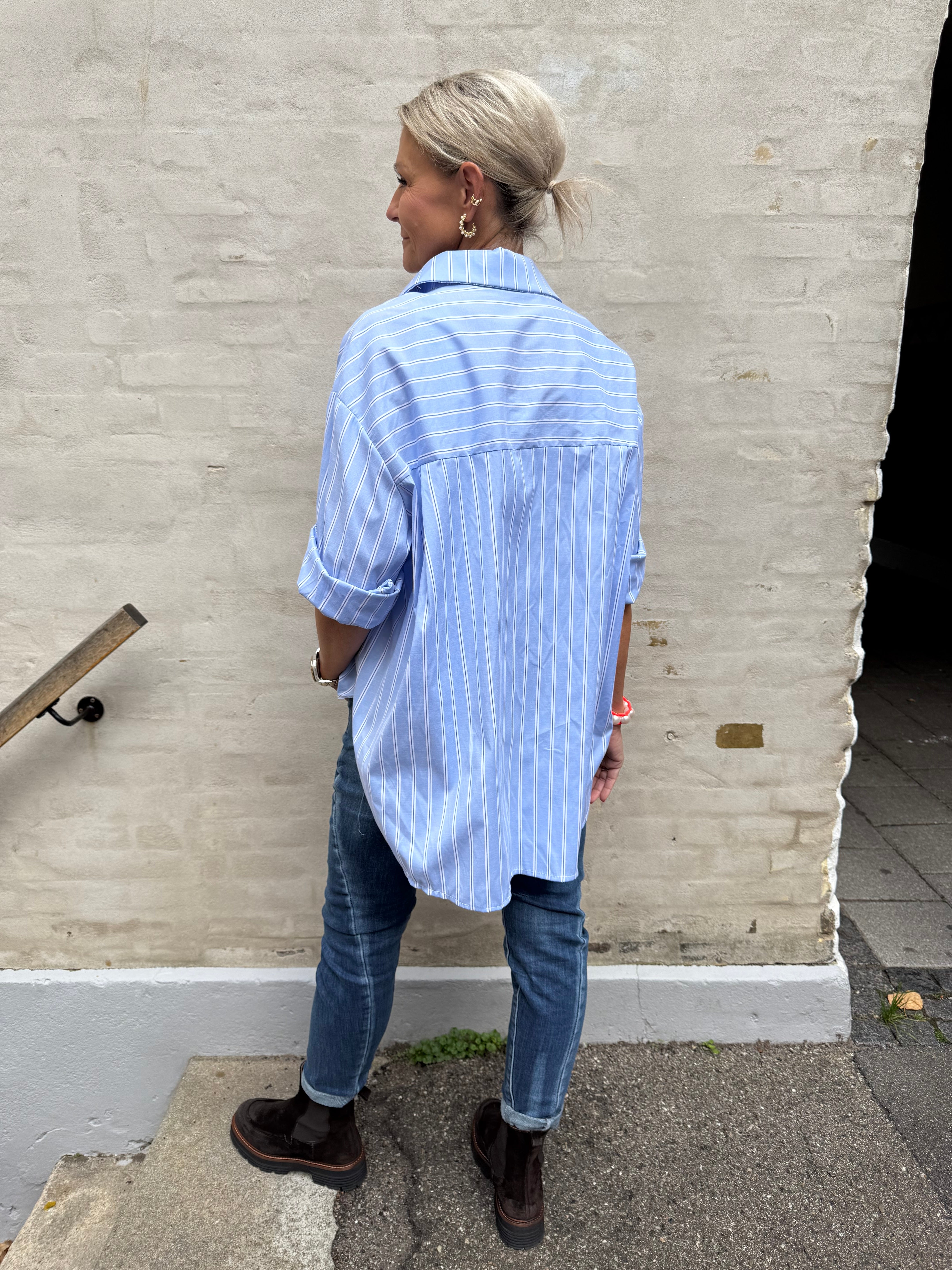 Faire Mer Skjorte - Blue Stripe