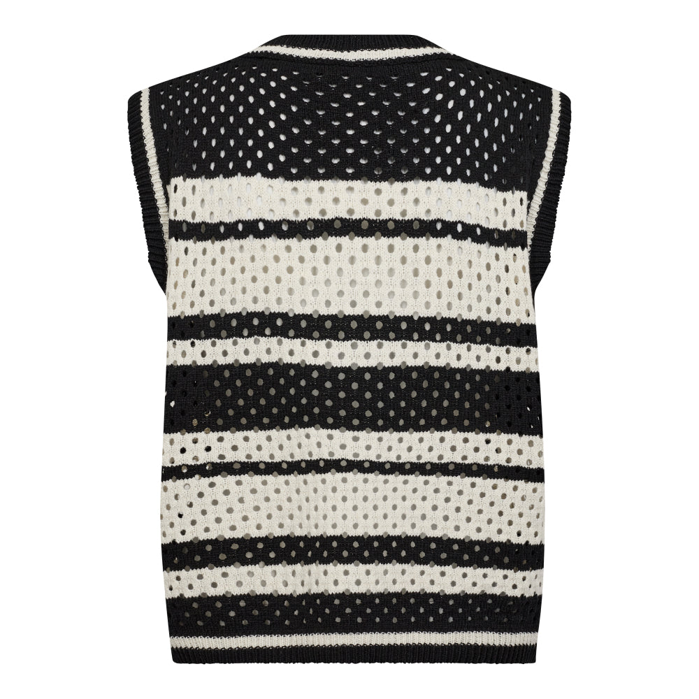 Hoopa Knit Top OffWhite-Black