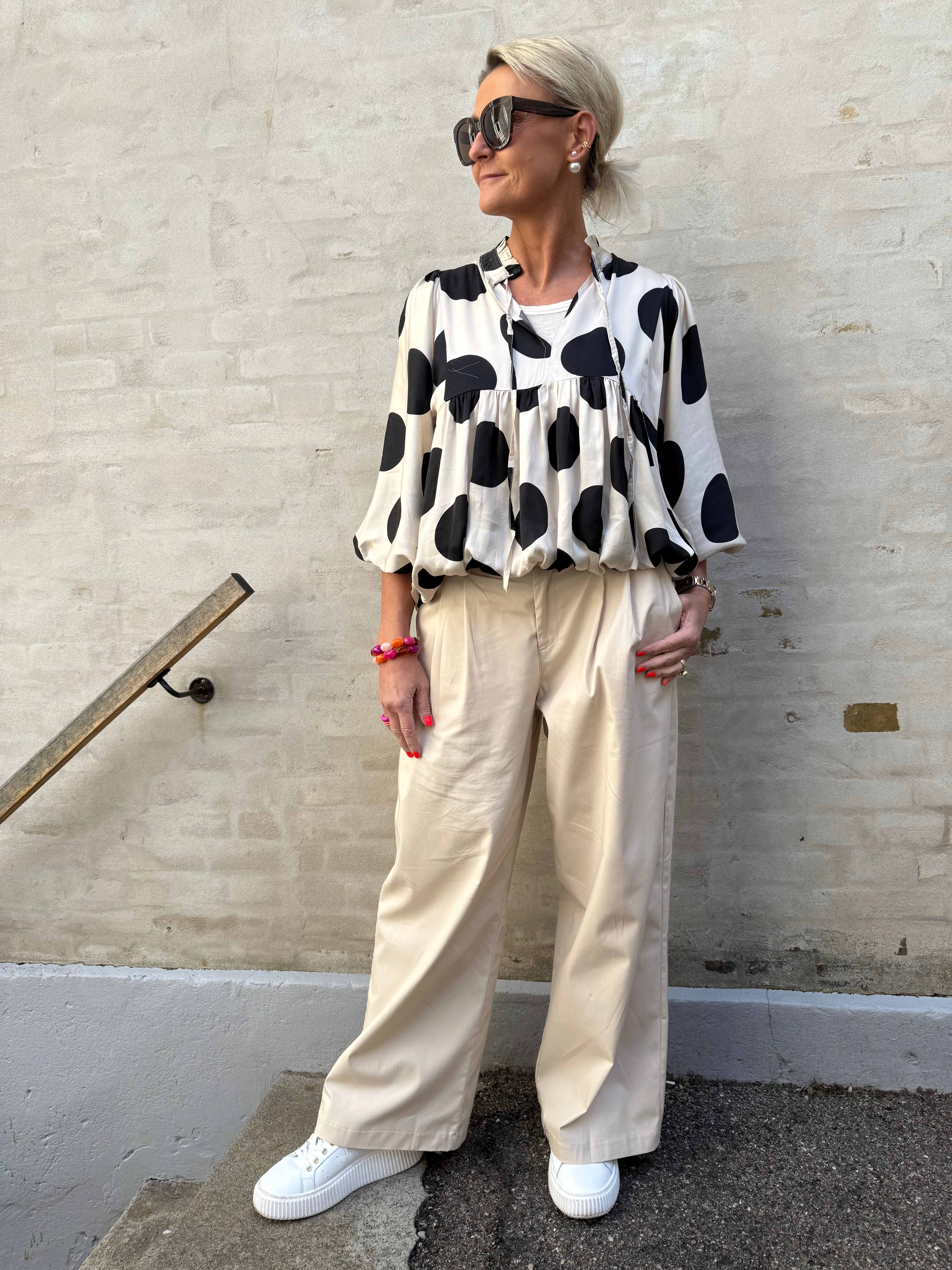 Michella Dot Blouse