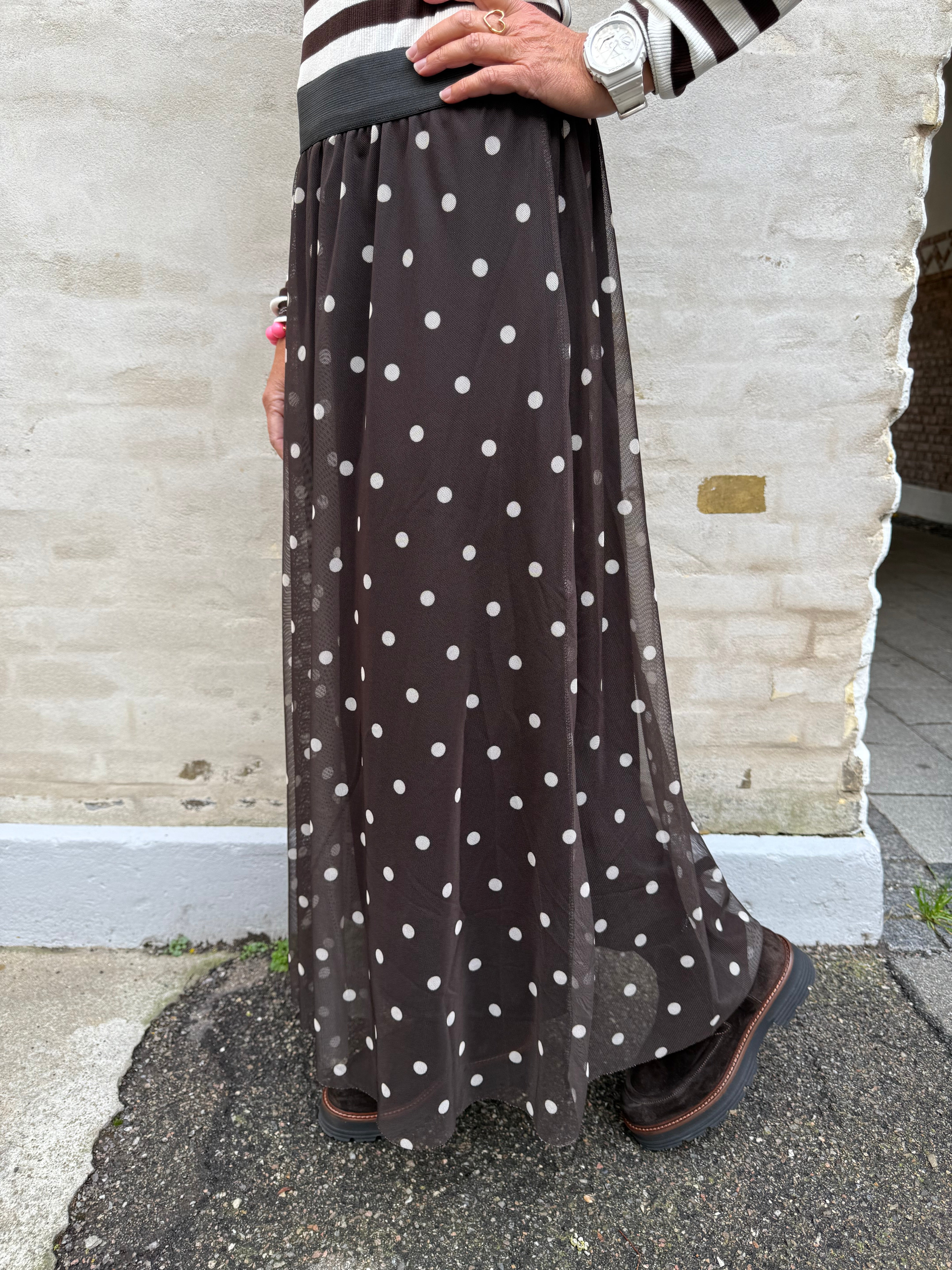 PREORDER- Imani Skirt - Moro Dot