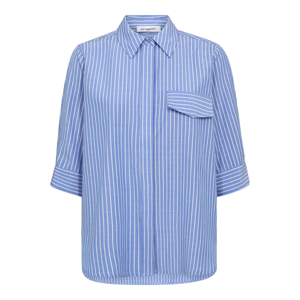 Tea Stripe Shirt Blue