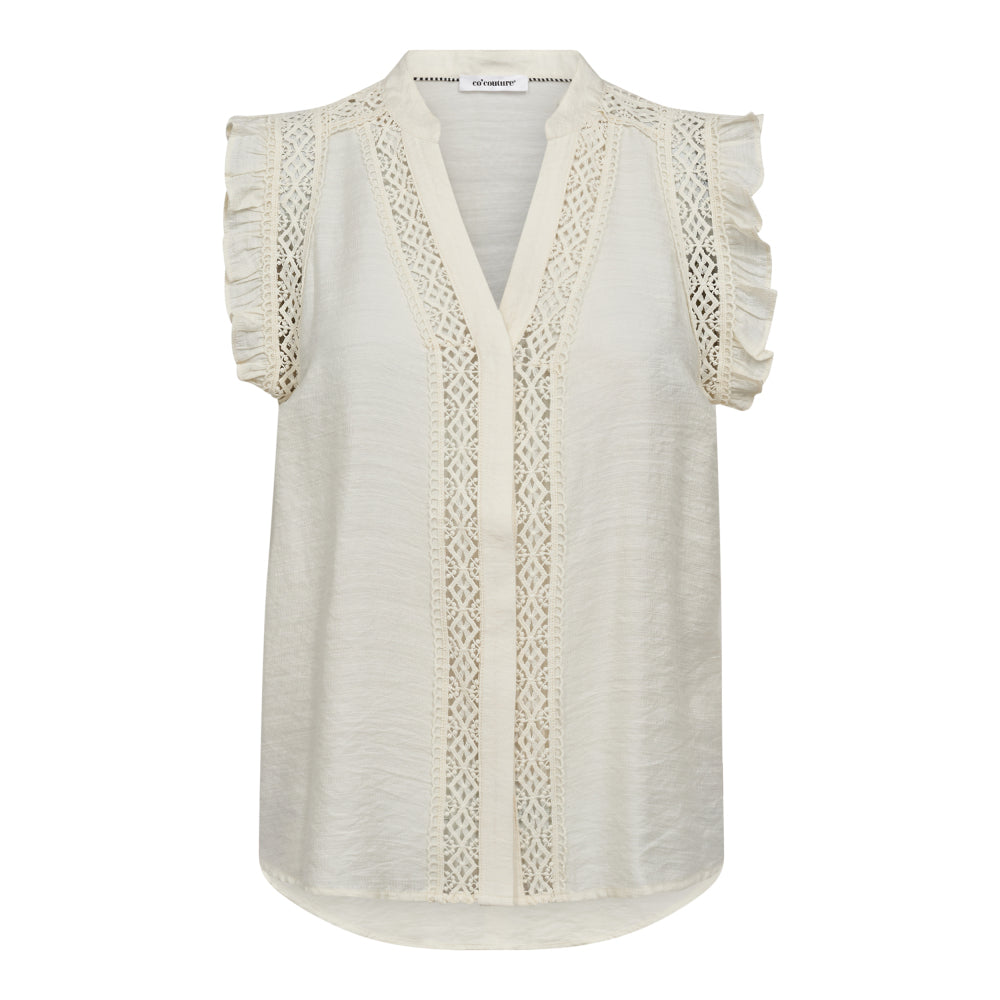 Caryn Frill Top Off White