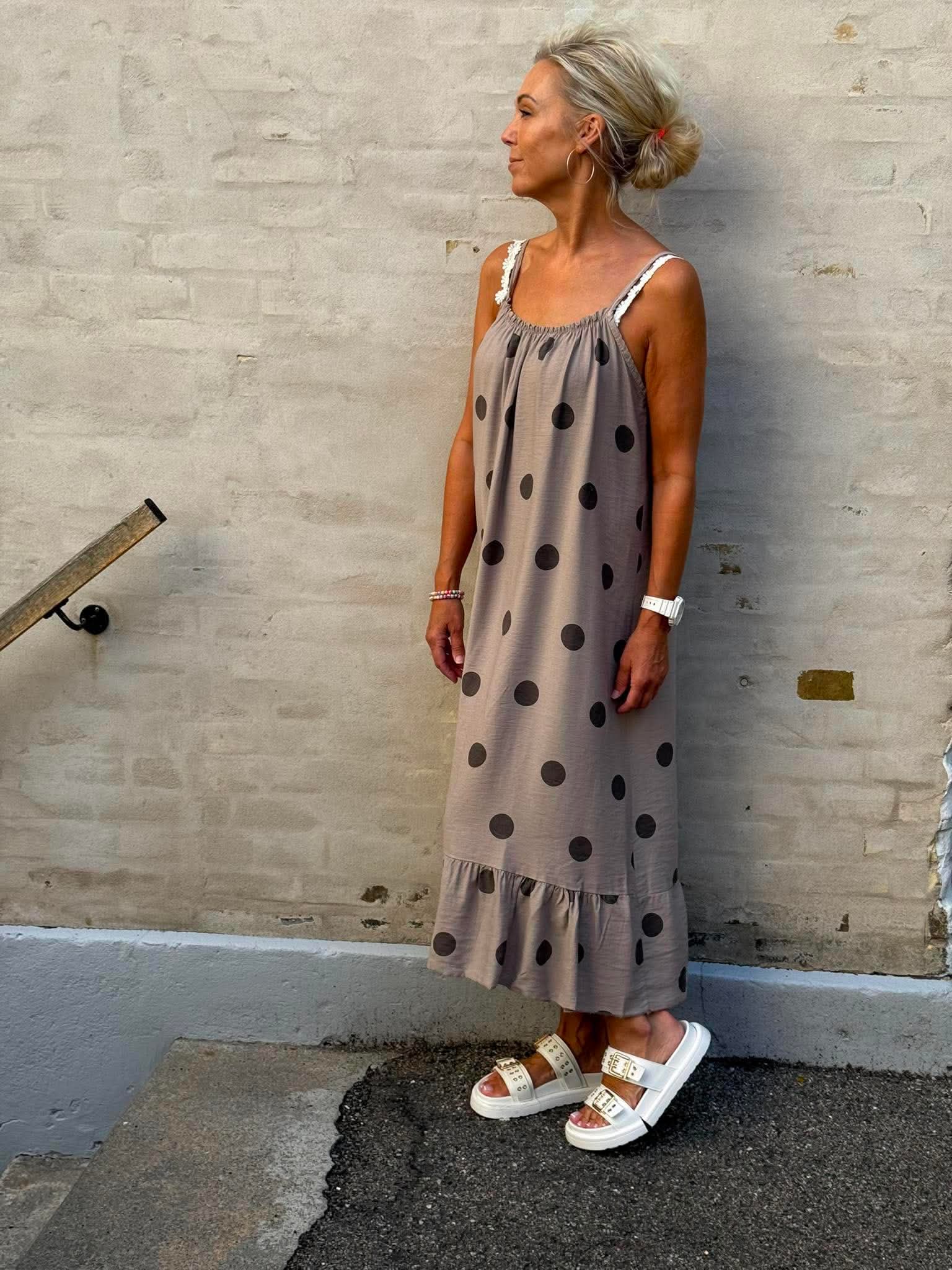 Dot Dress - Fango