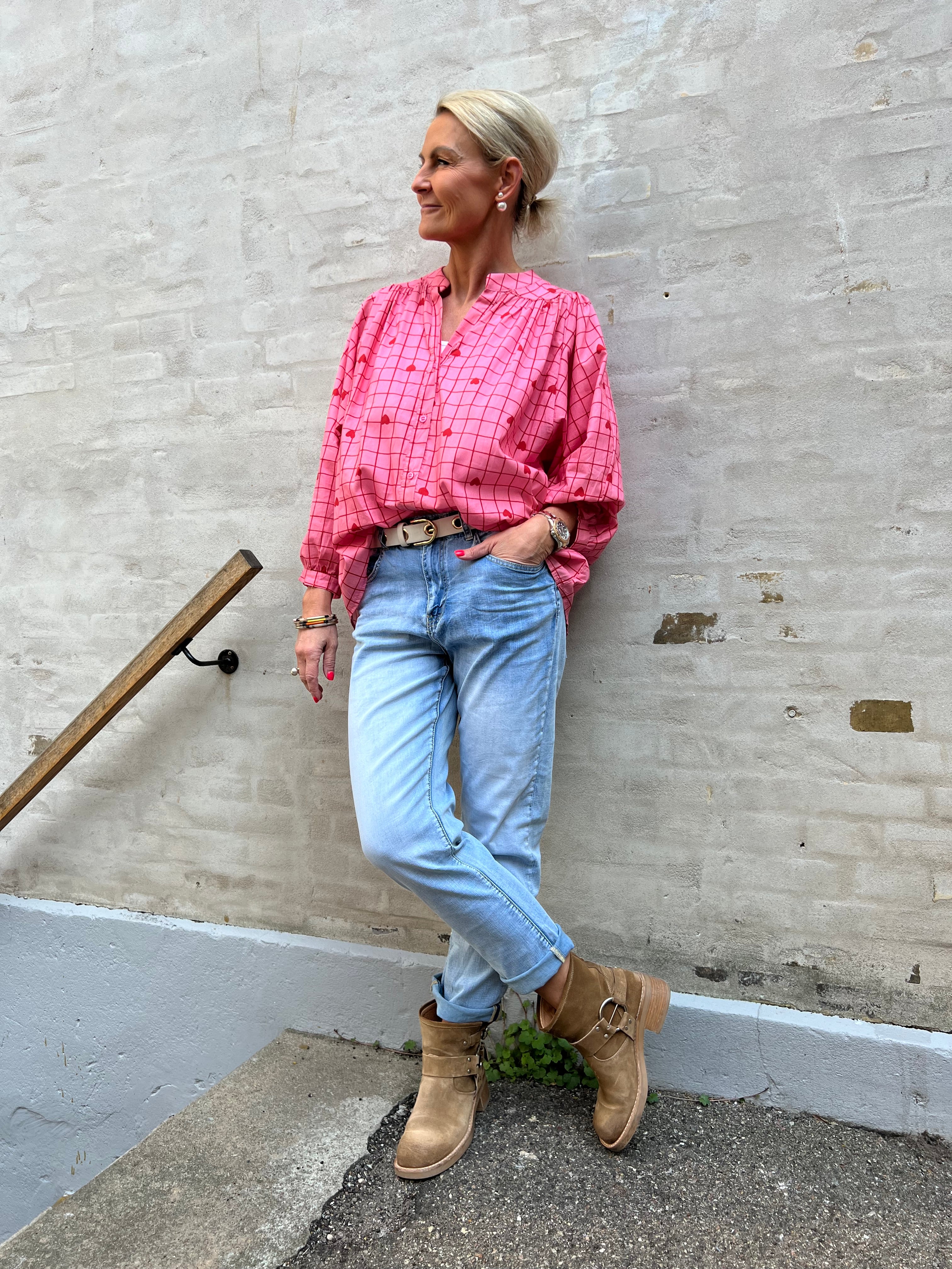 Love Heart shirt pink