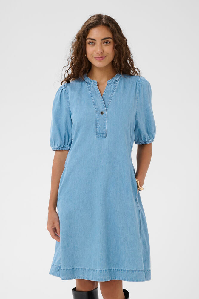 Berteline Arpa SS Dress - Light Blue