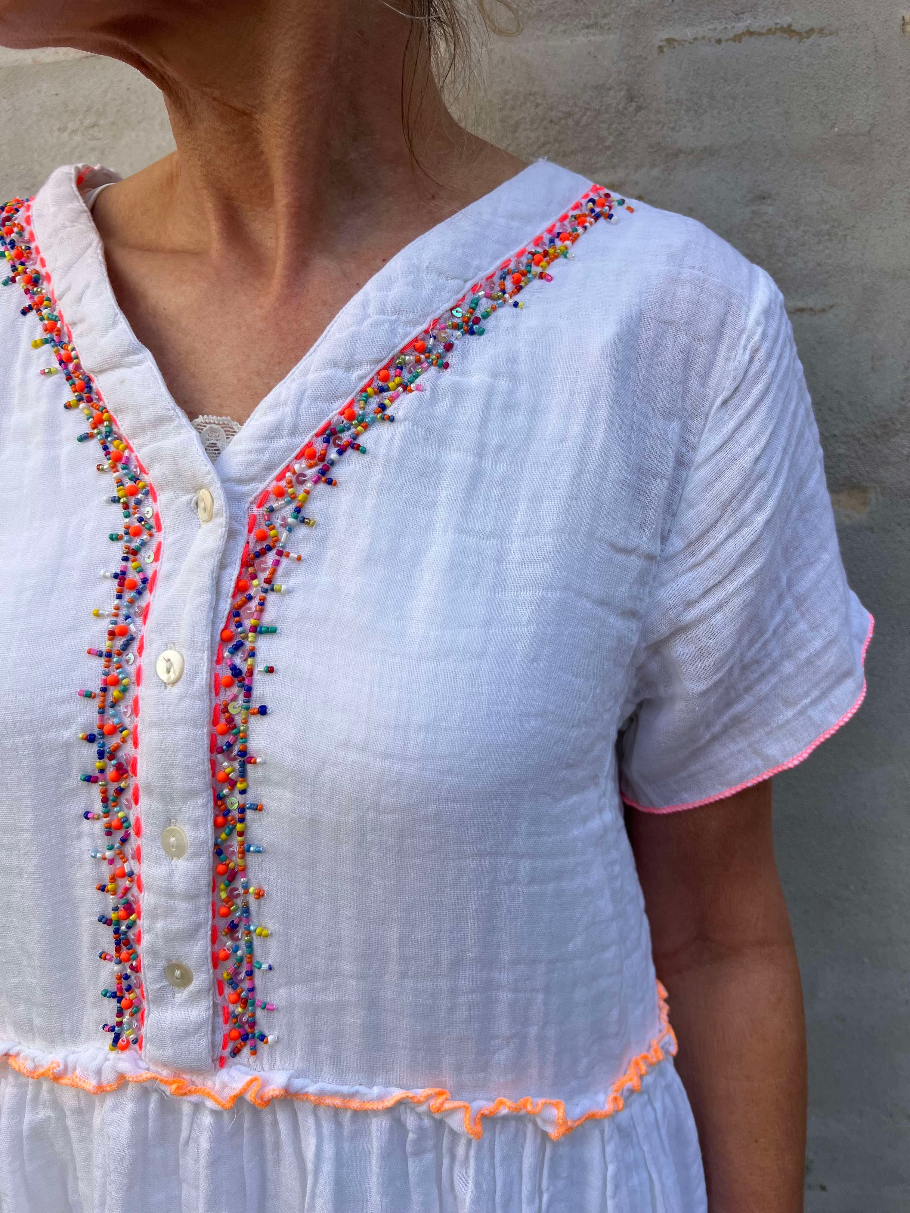 Esther dress white