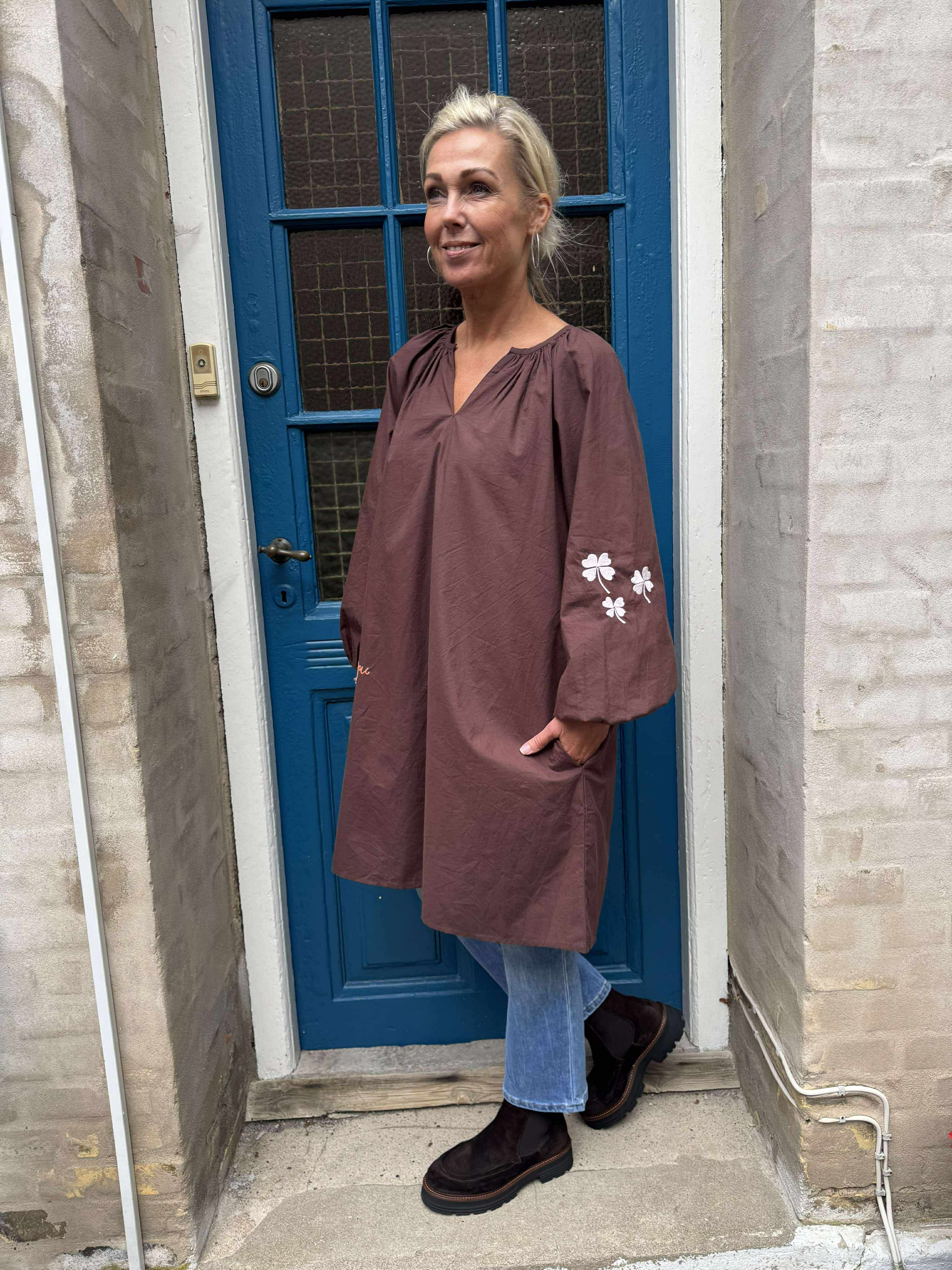 The good luck tunic - Chocolate brown