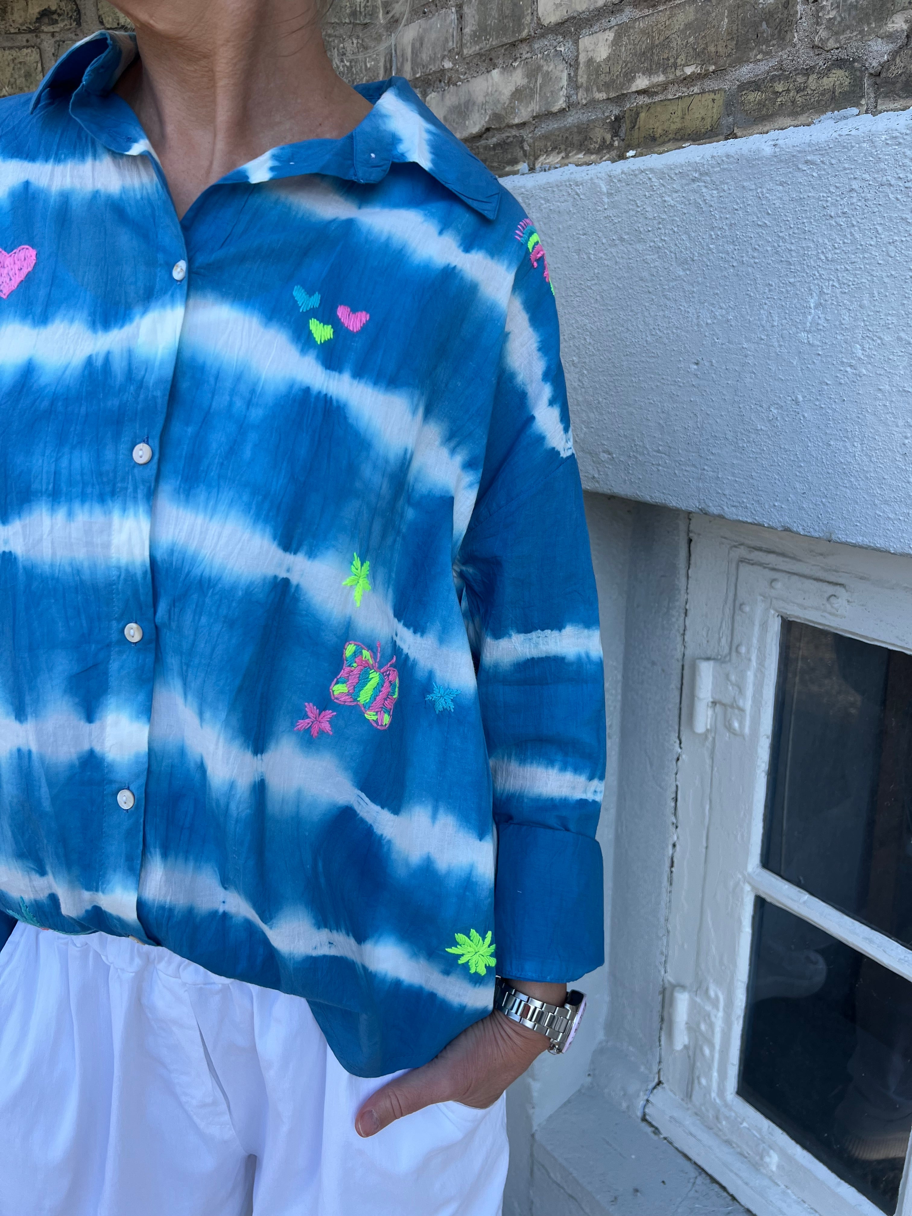 Oui Oui shirt blue
