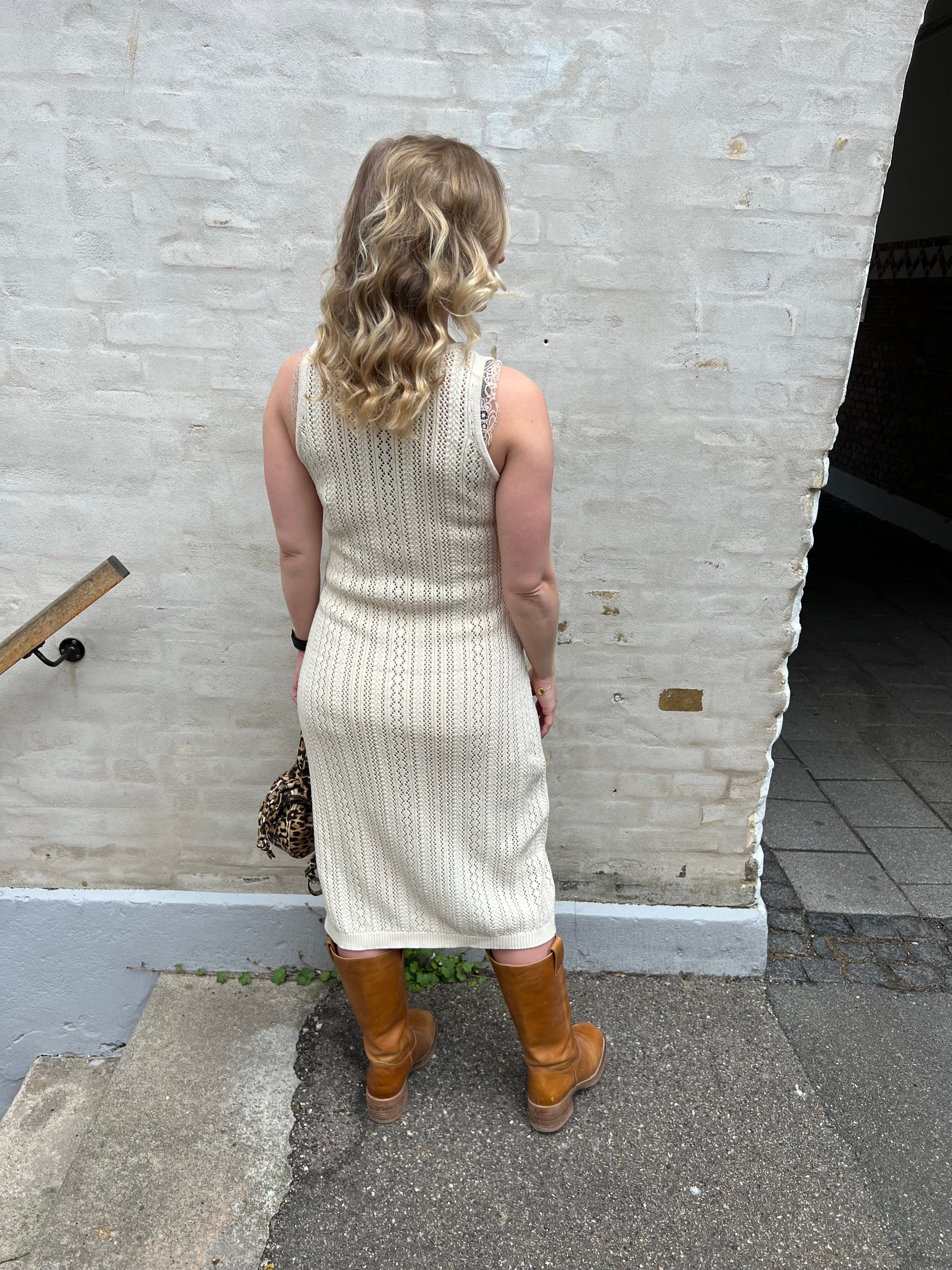 Nuka knit midi dress birch