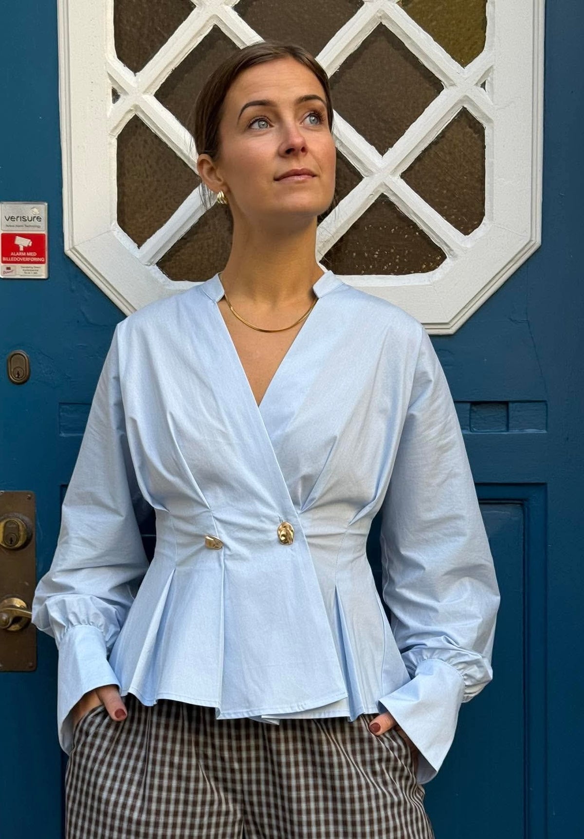 SoleGO Blouse - Light Blue
