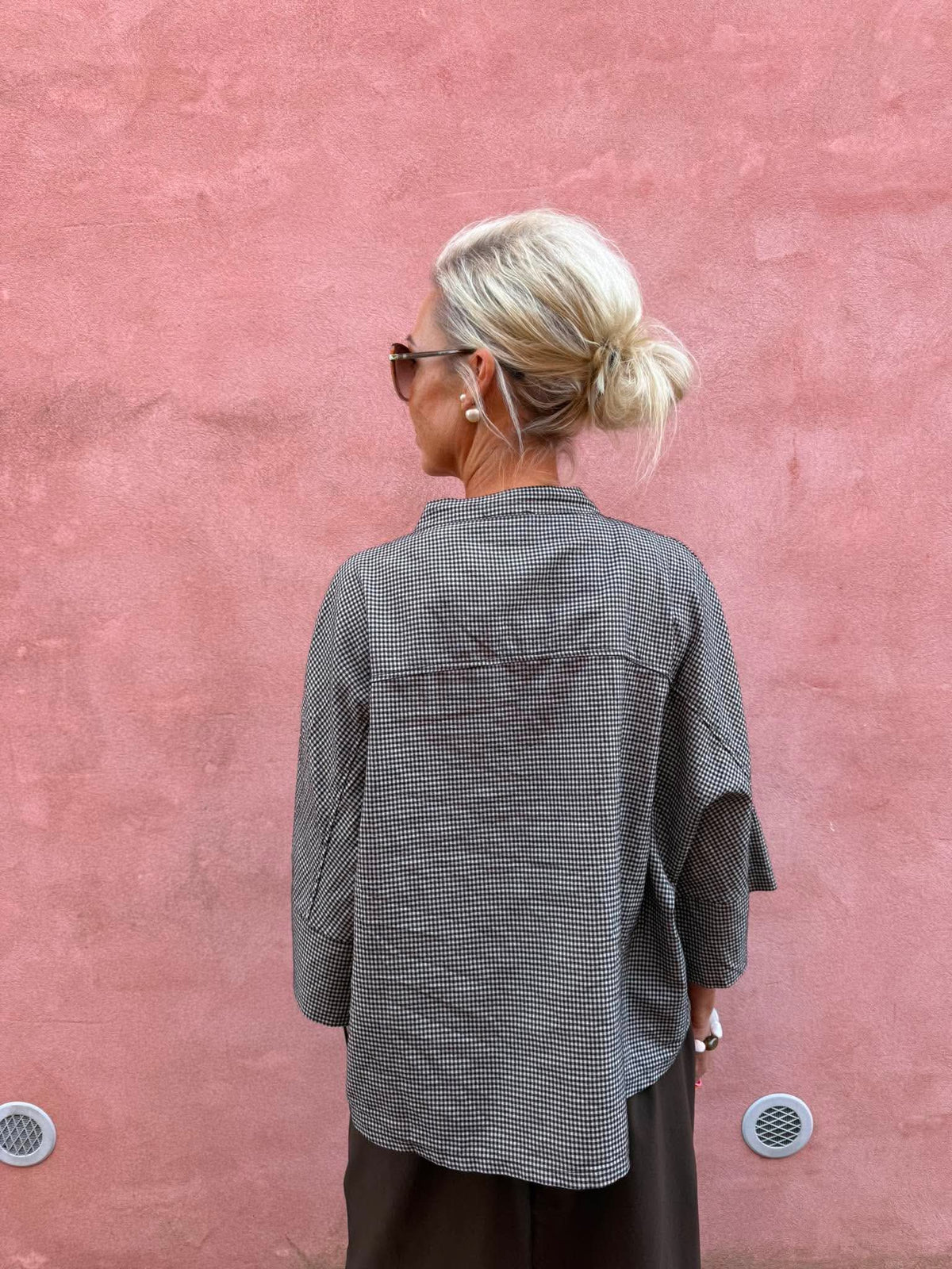 MANON loose shirt - Coffee