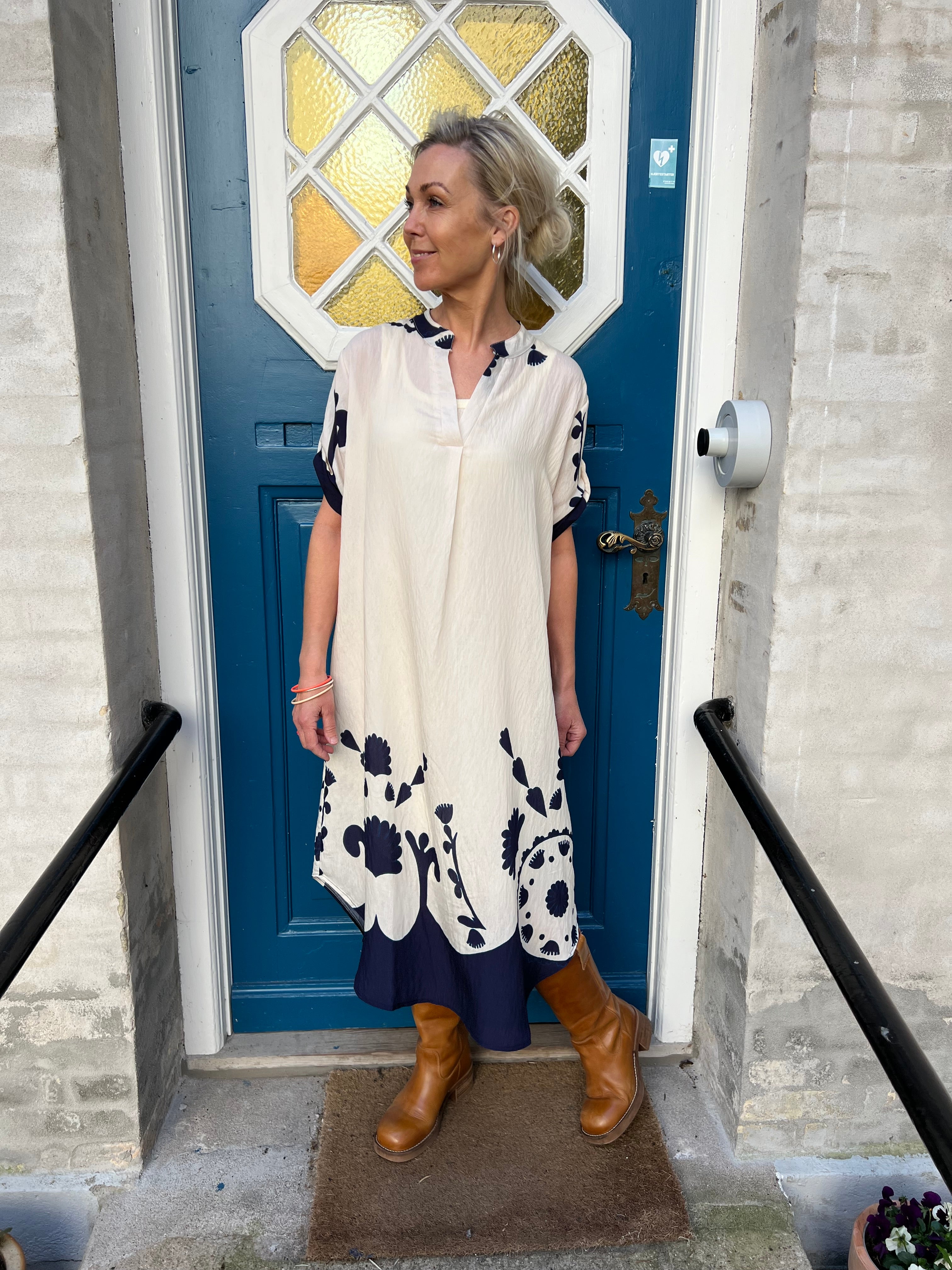 Helma dress blue
