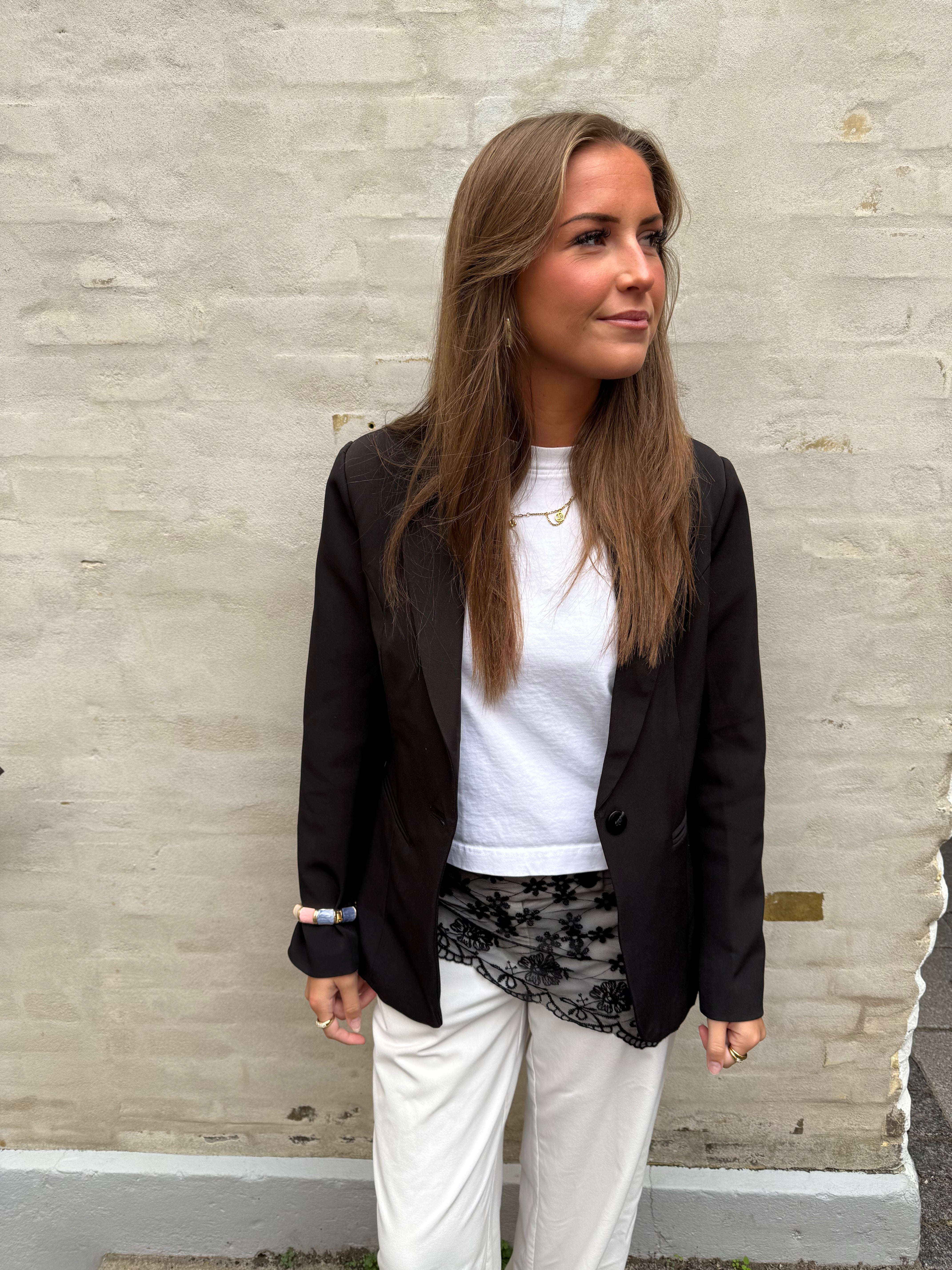 Francine Suit Blazer - Black