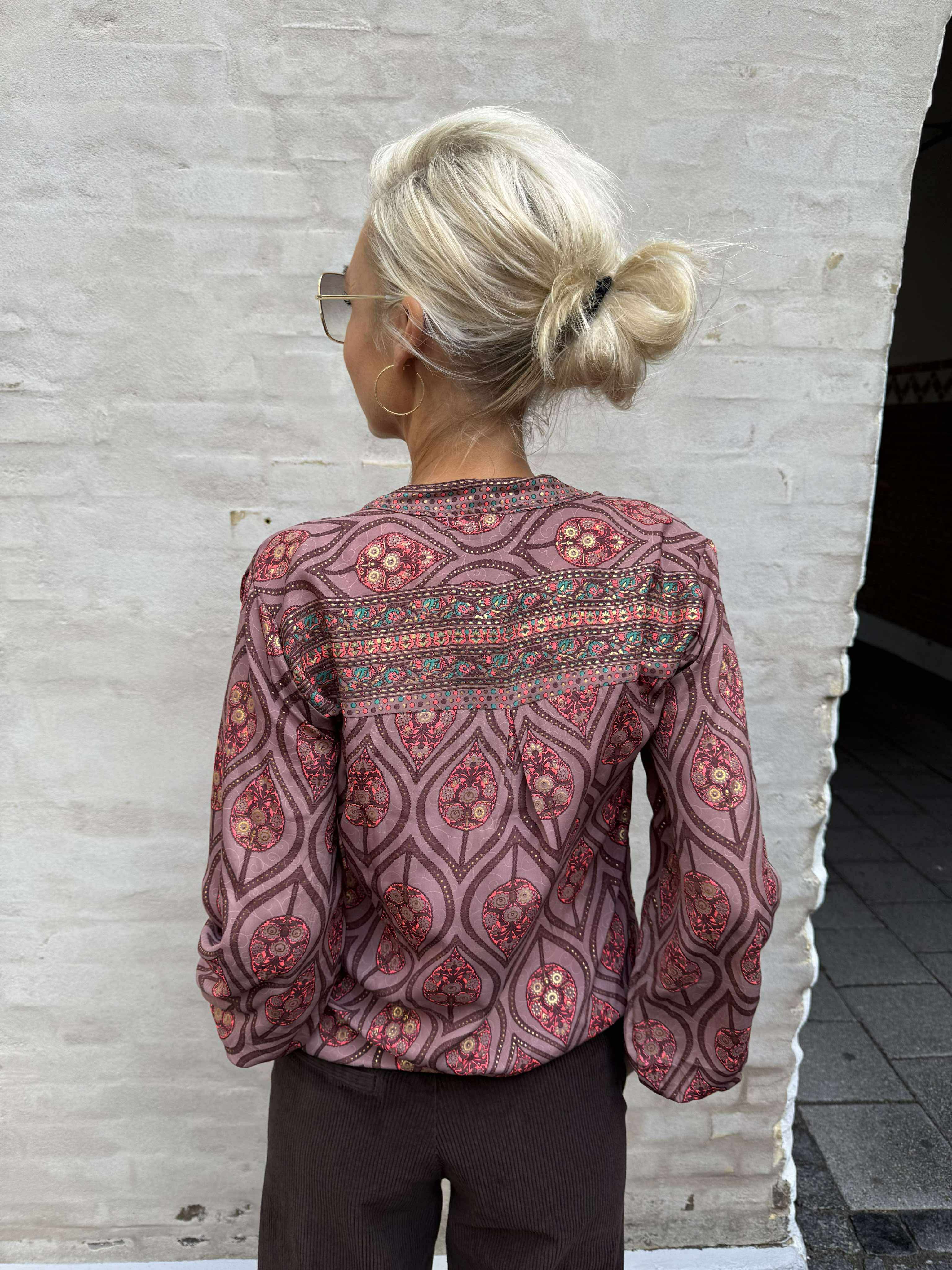 LUNA blouse - Powder Tulip