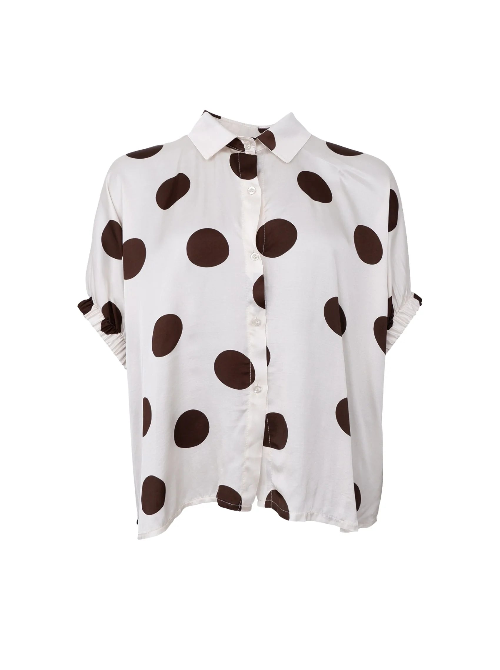 MABEL shirt blouse - Off White Dot