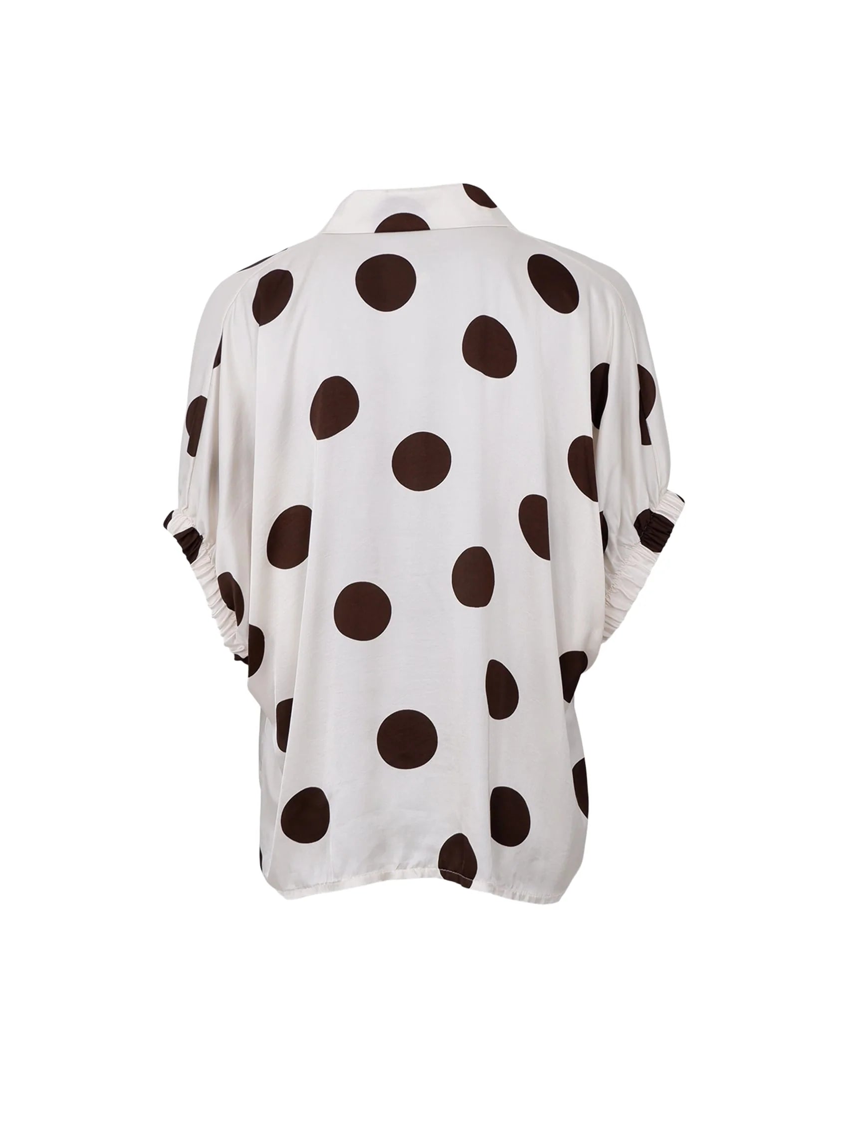 MABEL shirt blouse - Off White Dot