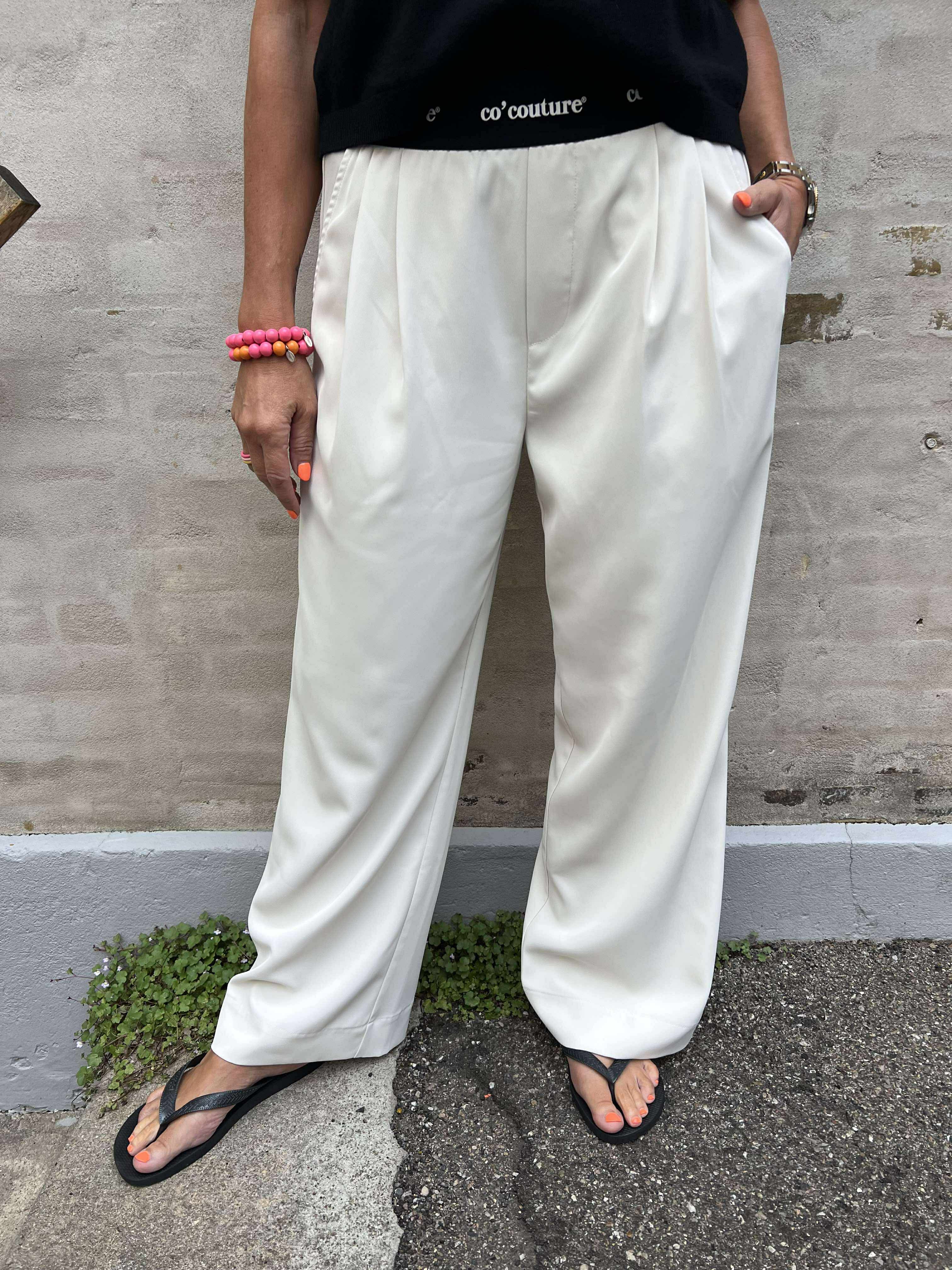 AminaCC logo pant bone