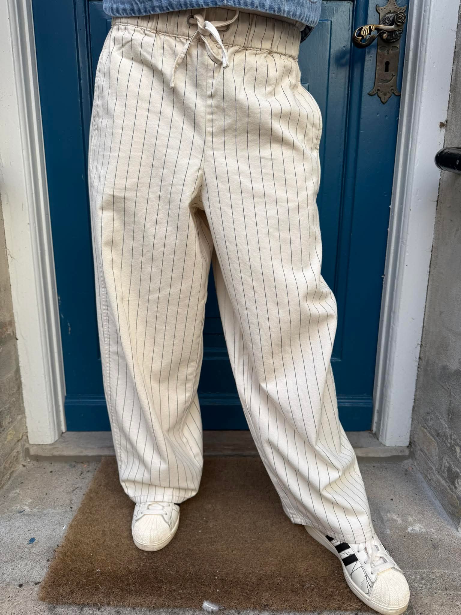 CALLY DENIM PANT - Birch/Black