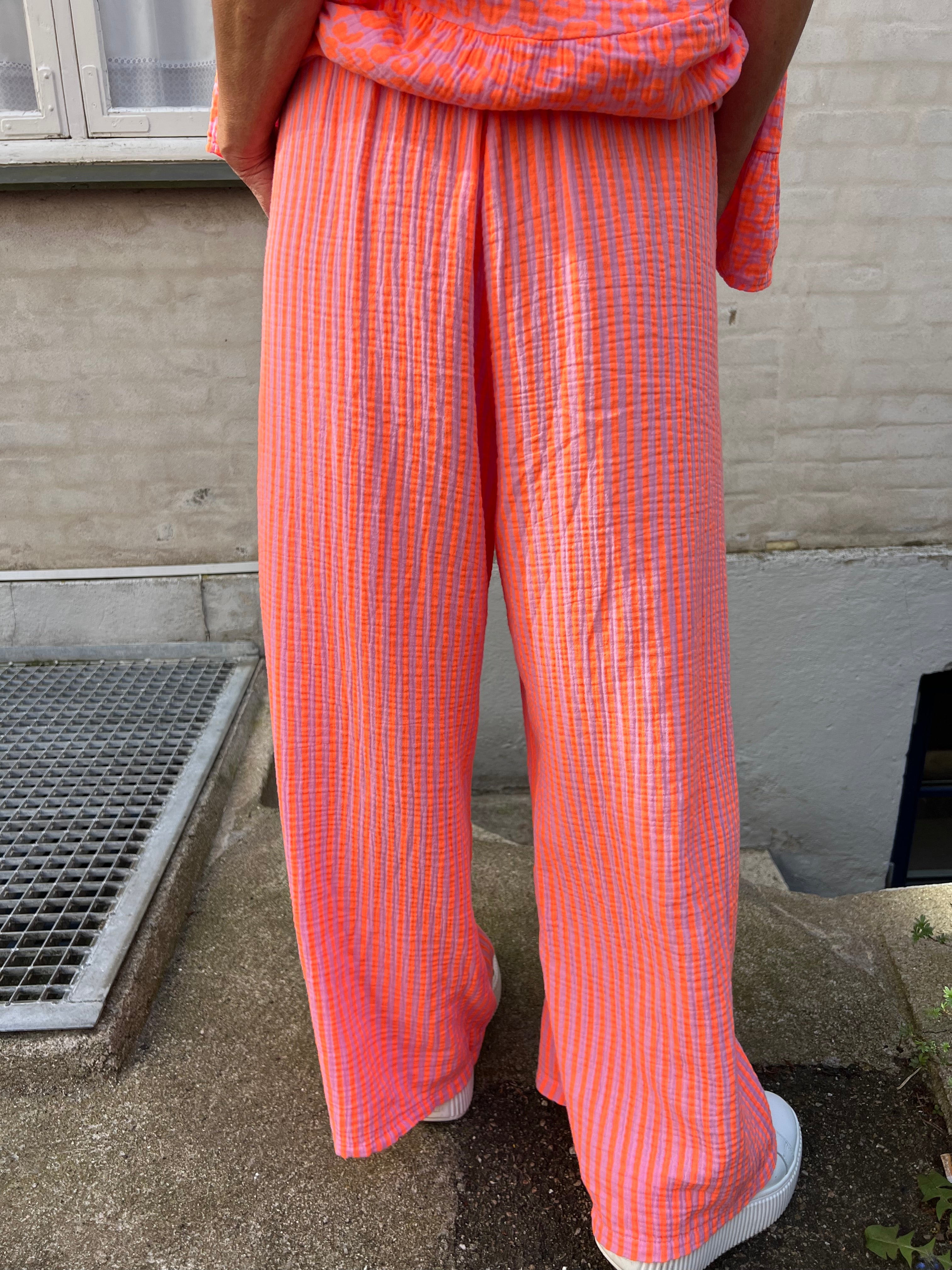 Diddy pant strib orange