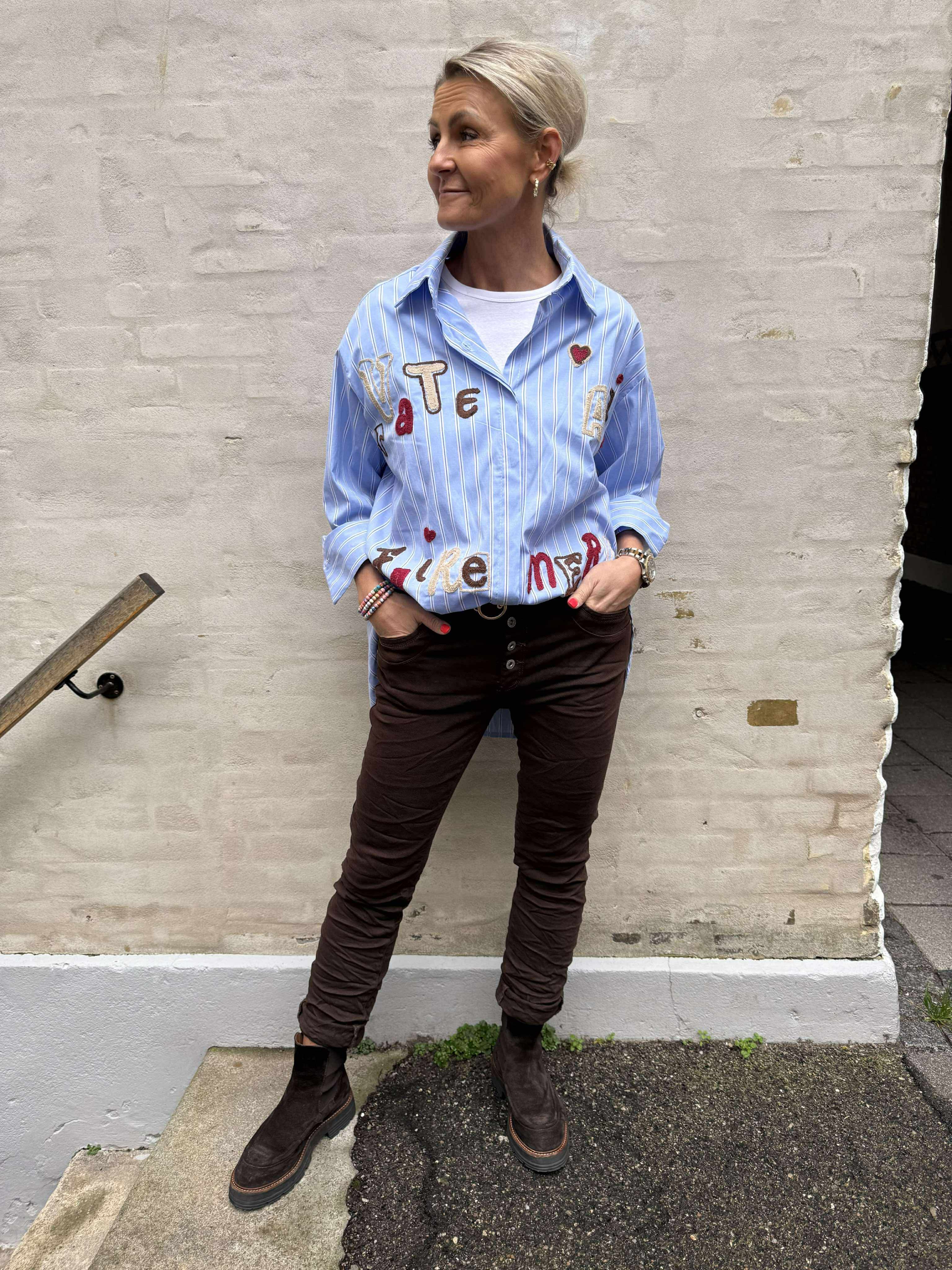 Faire Mer Skjorte - Blue Stripe