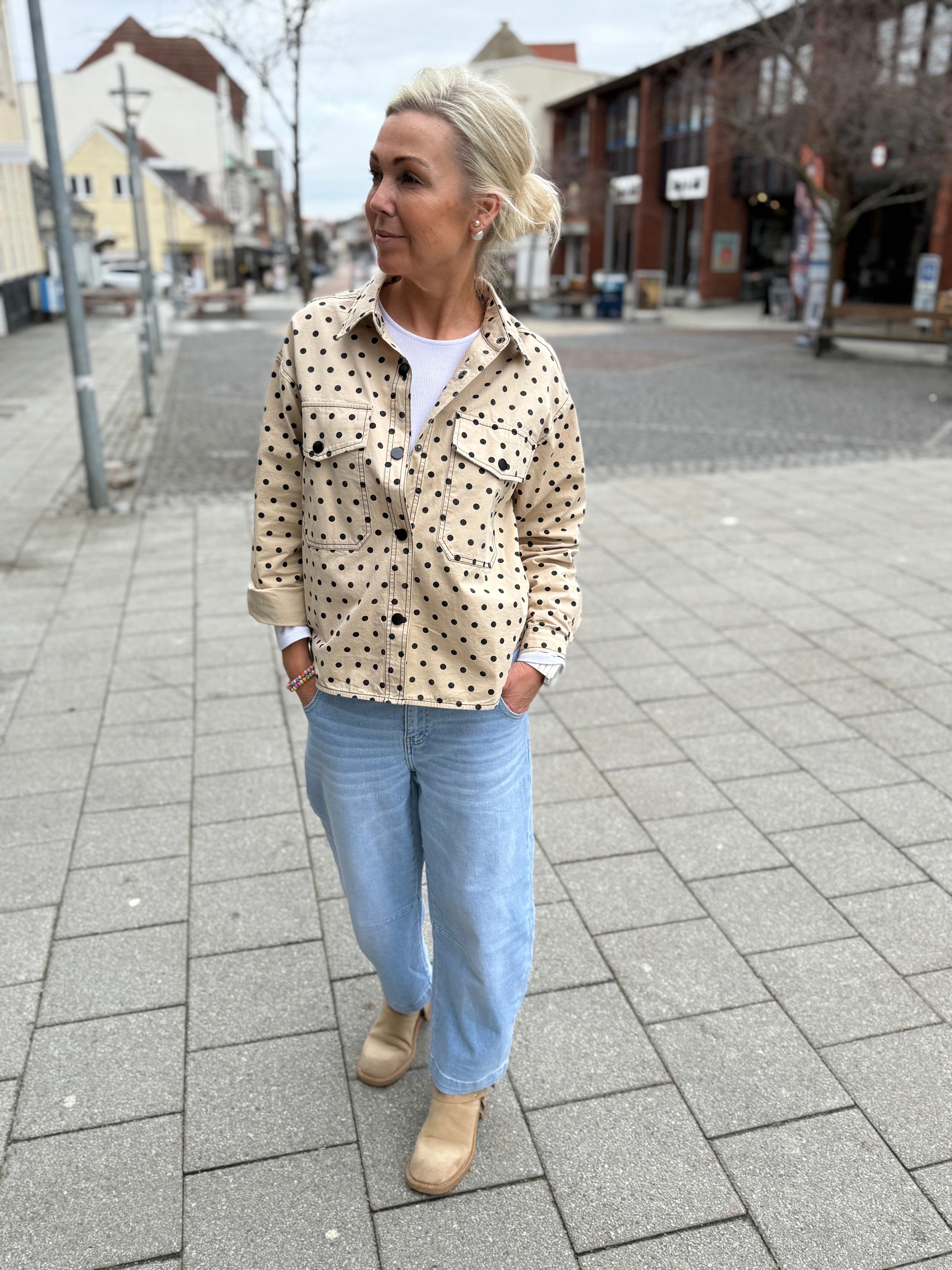 DiddiCC Dot Shirt - Bone