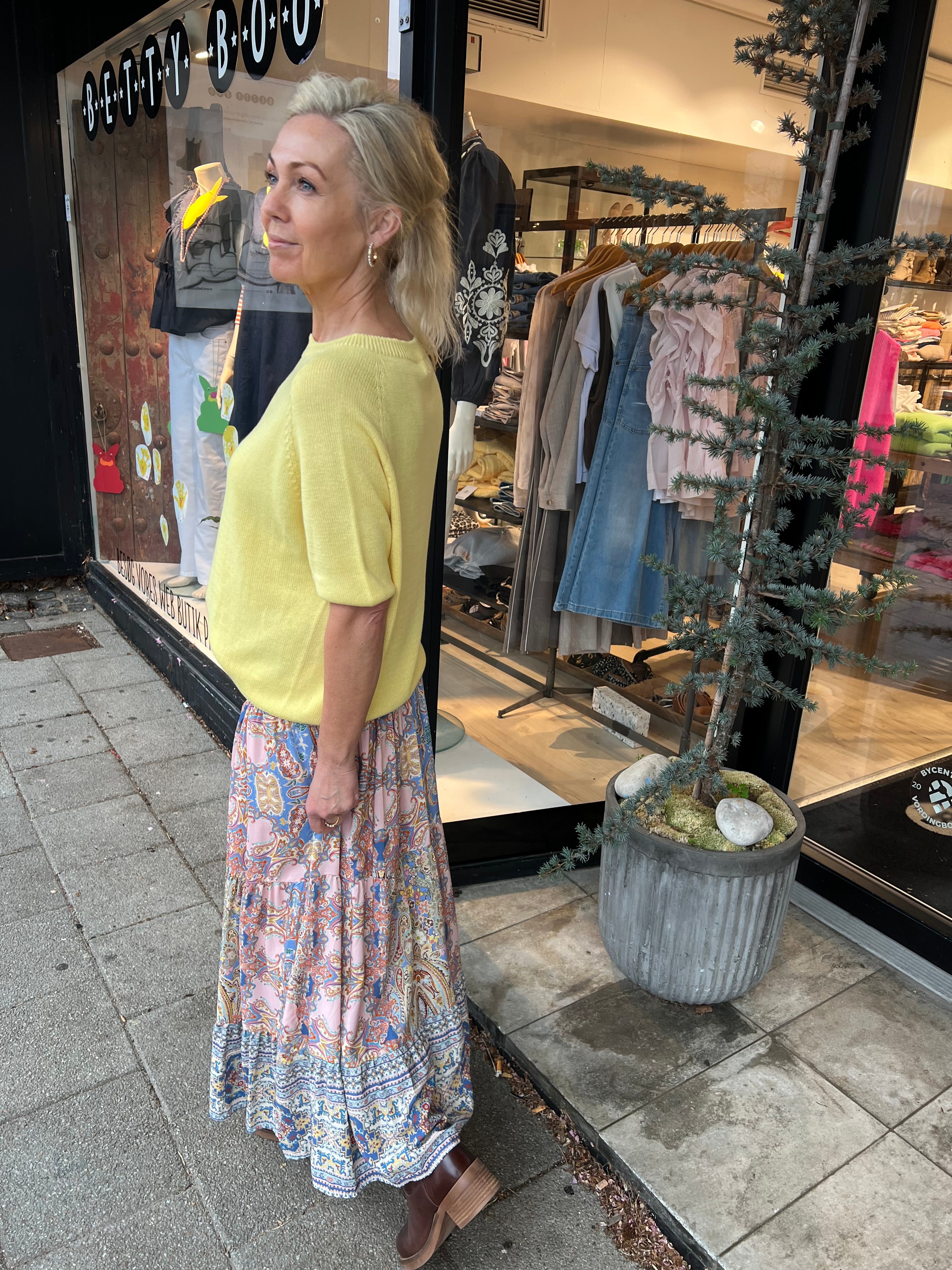 Blanca knit giallo