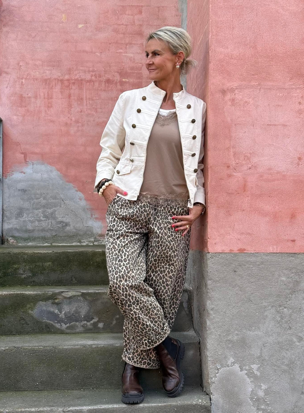 FQBICCO BLONDETOP - Desert Taupe