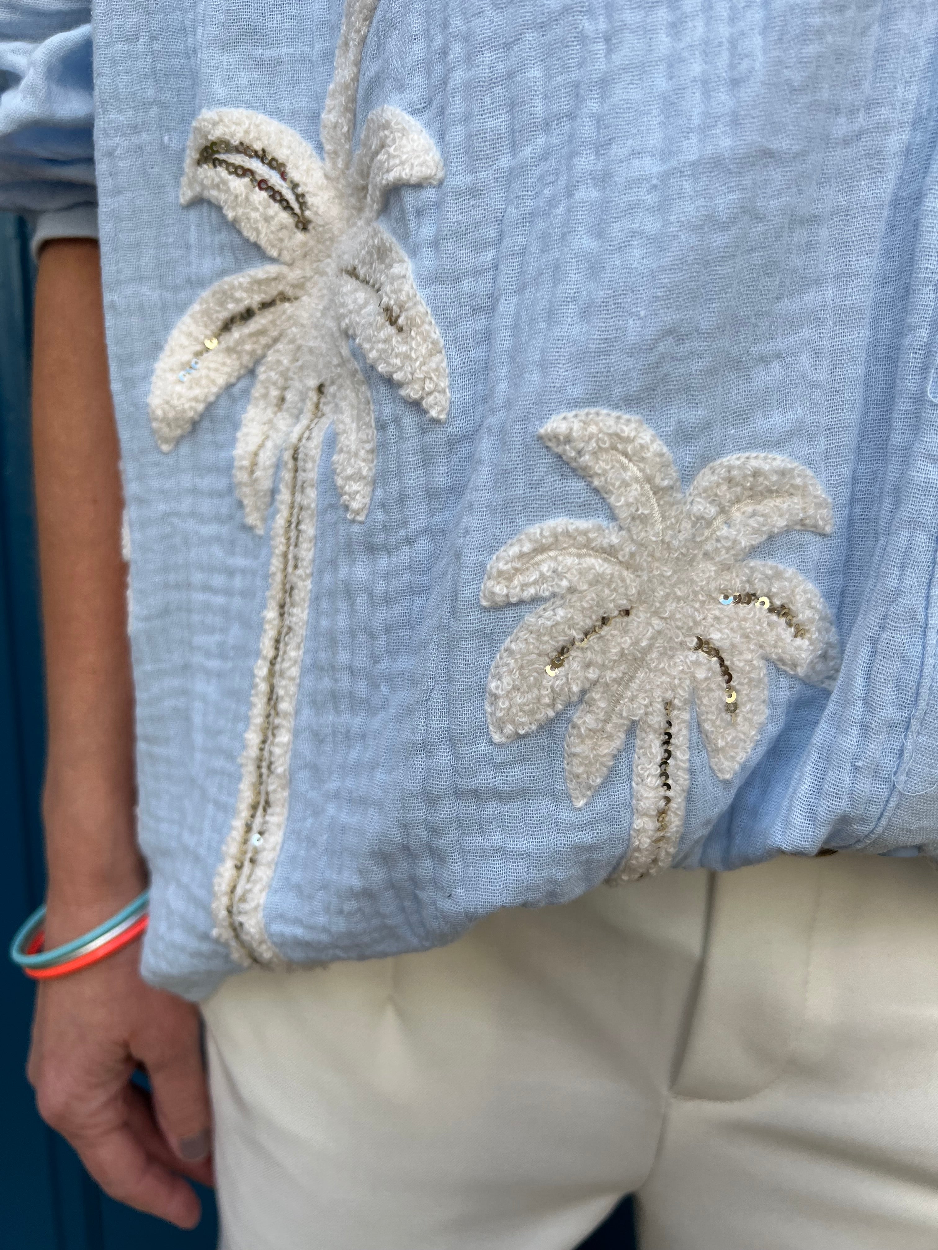 Musy palm shirt blue