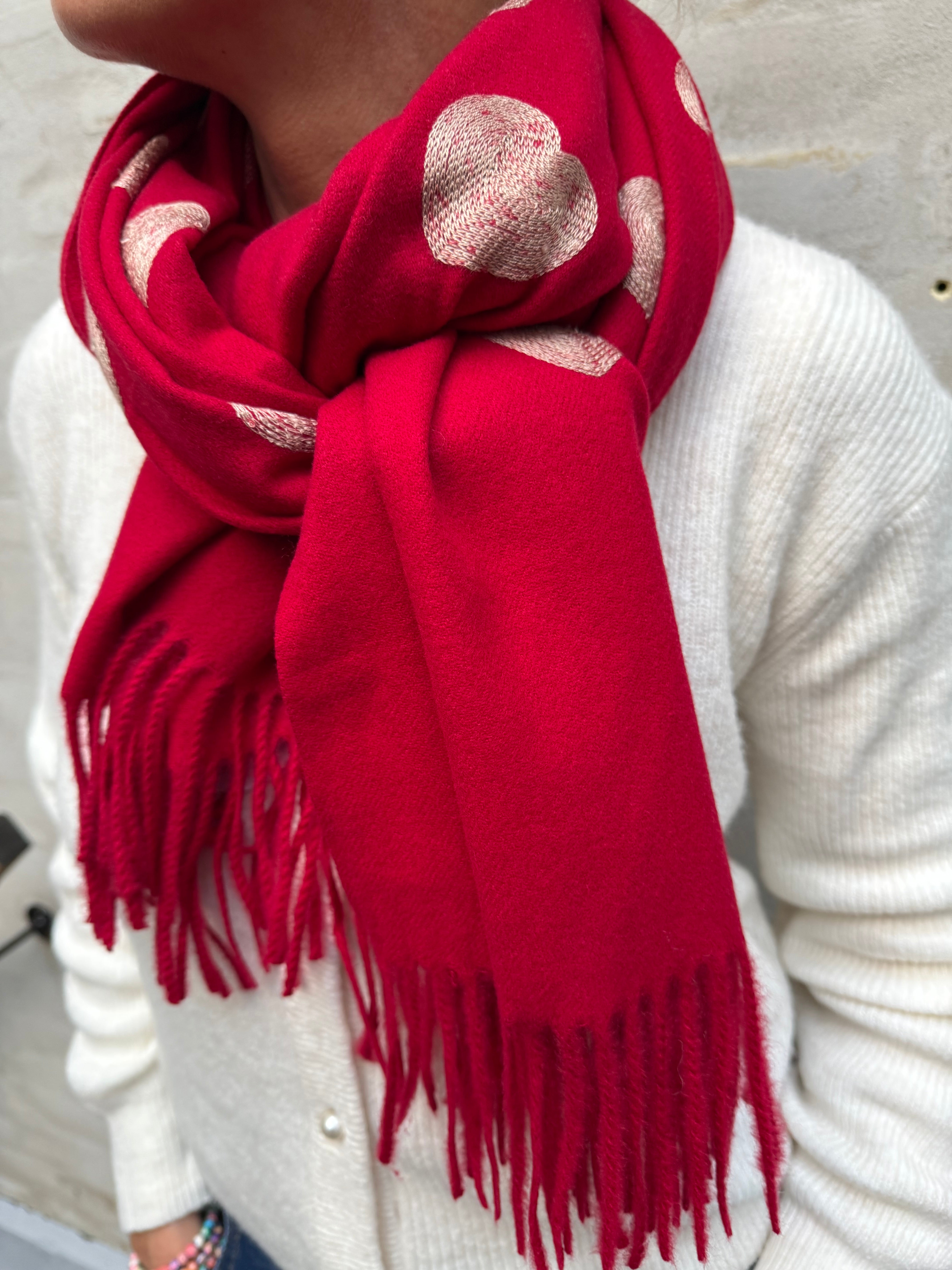 Amore Scarf - Red