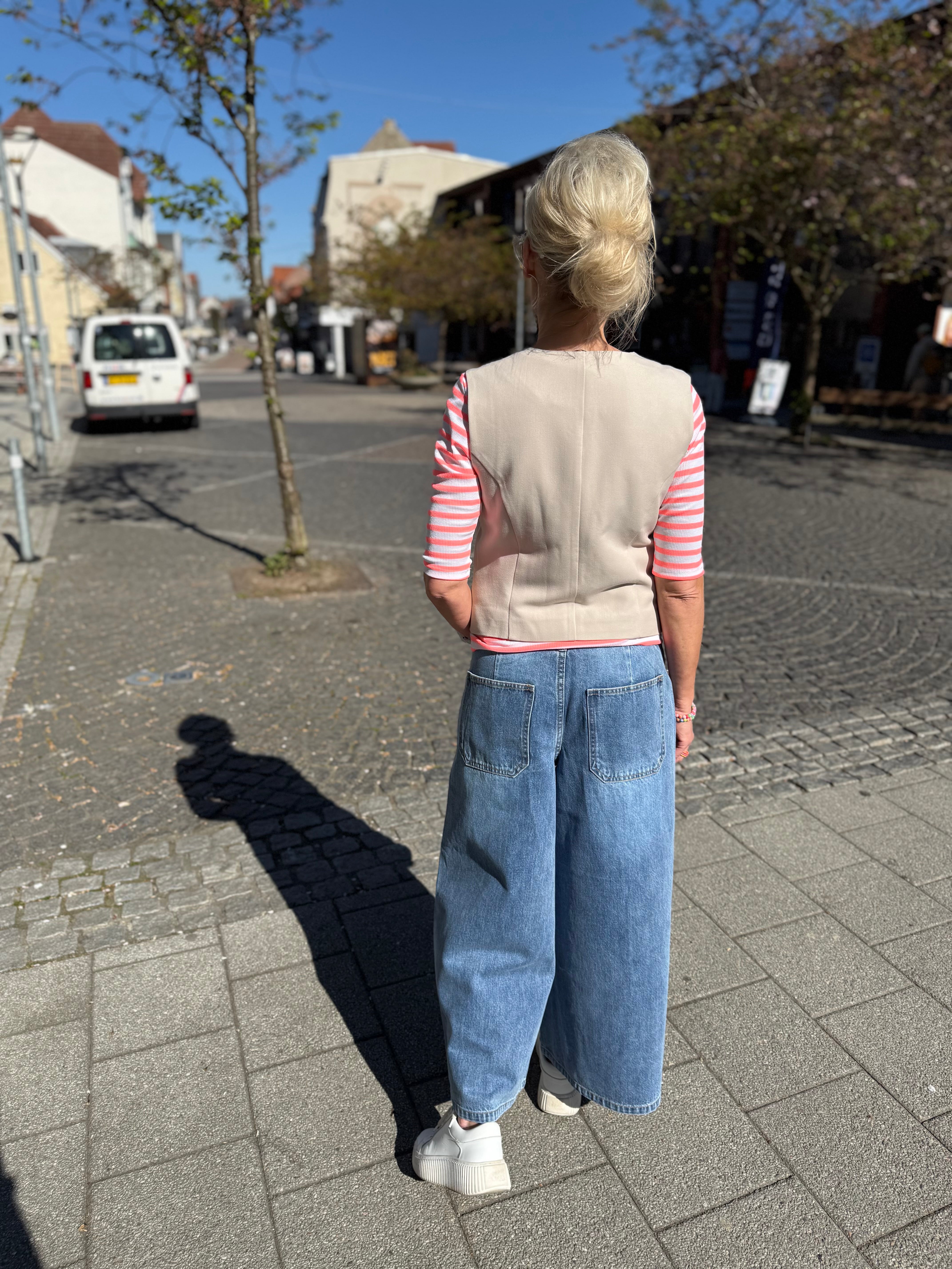 FULLA MW DENIM CULOTTE - Medium Blue Denim