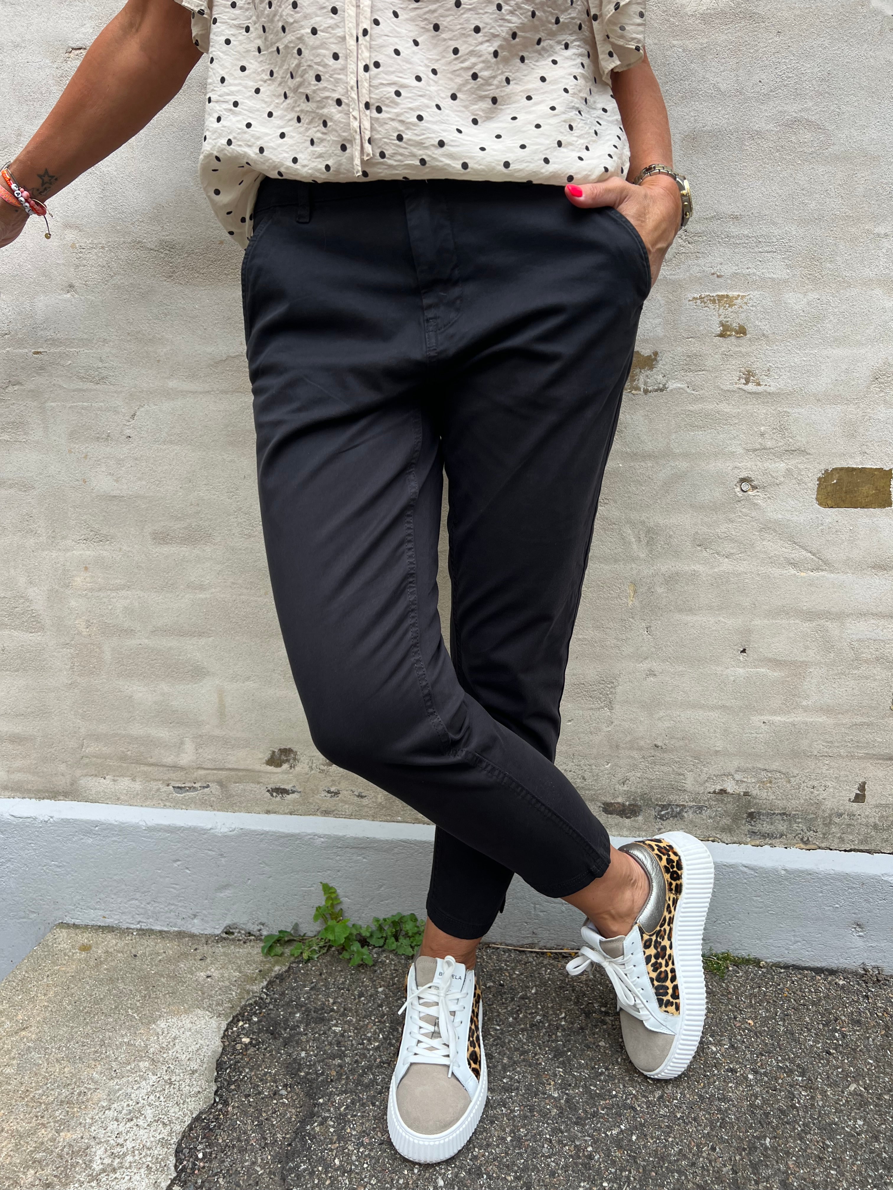 Brita cropped pants - Black