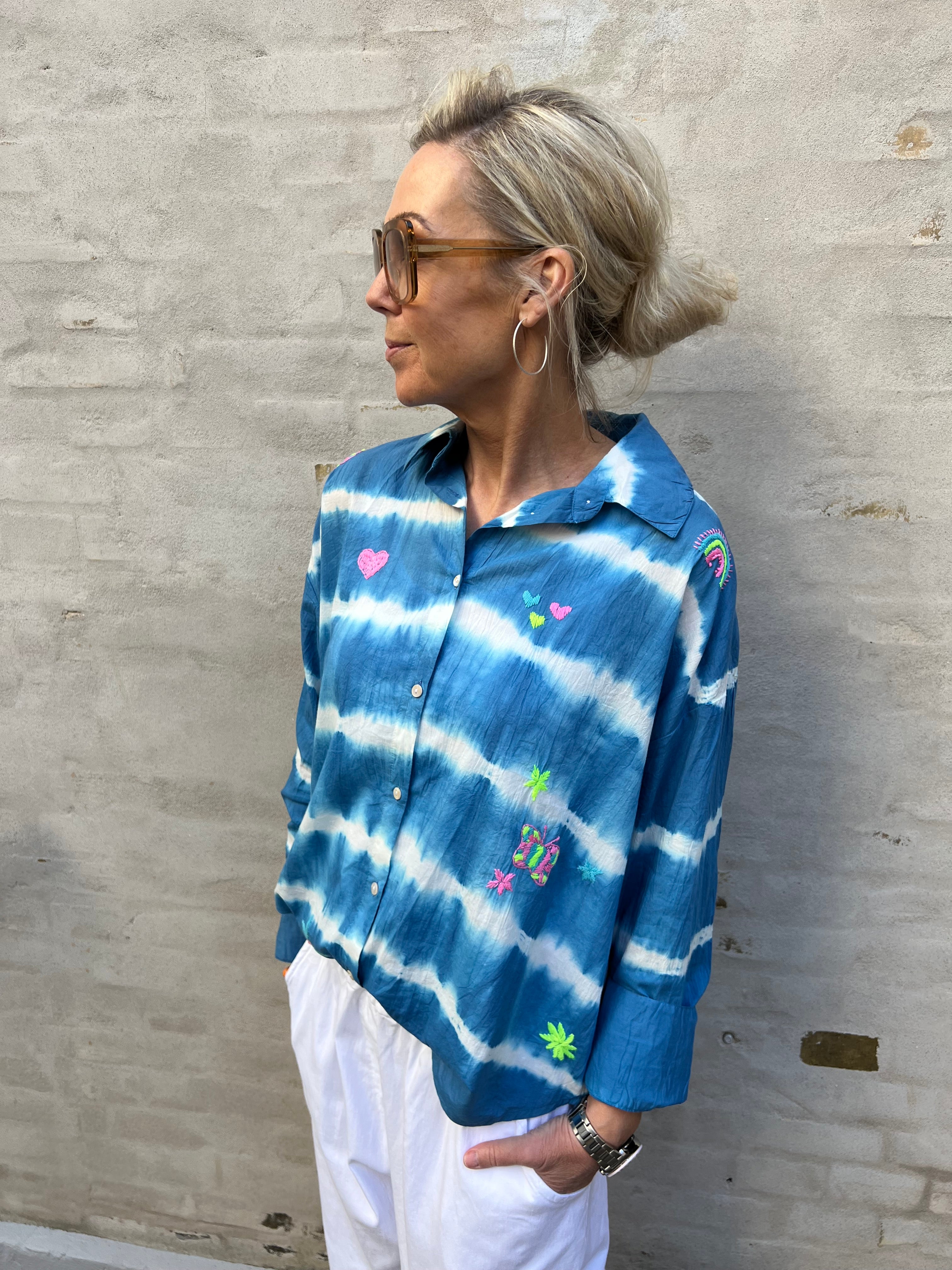 Oui Oui shirt blue