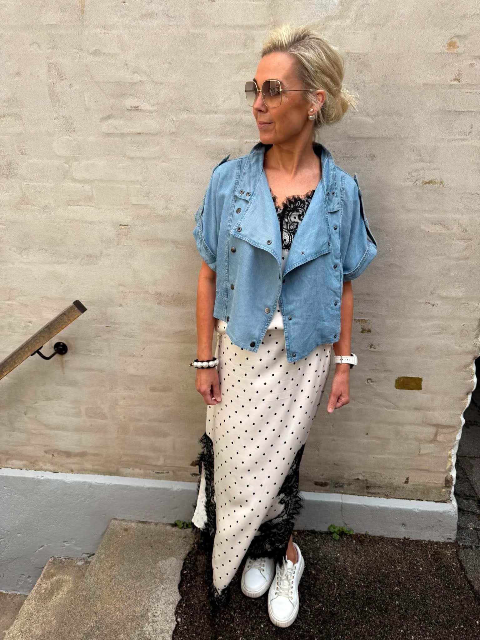 Tilly Vest - Fade Denim