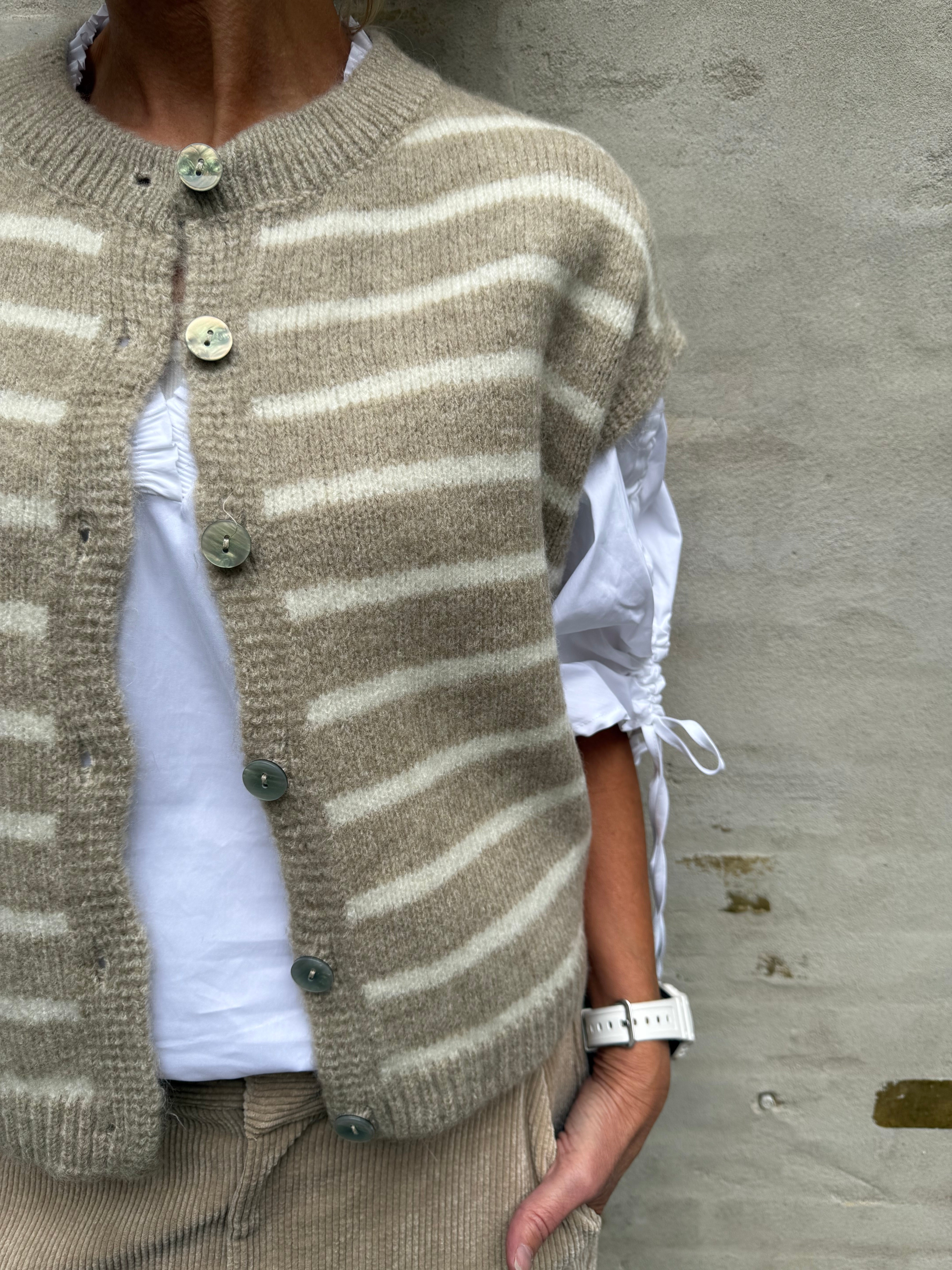 Striped Knit West Beige