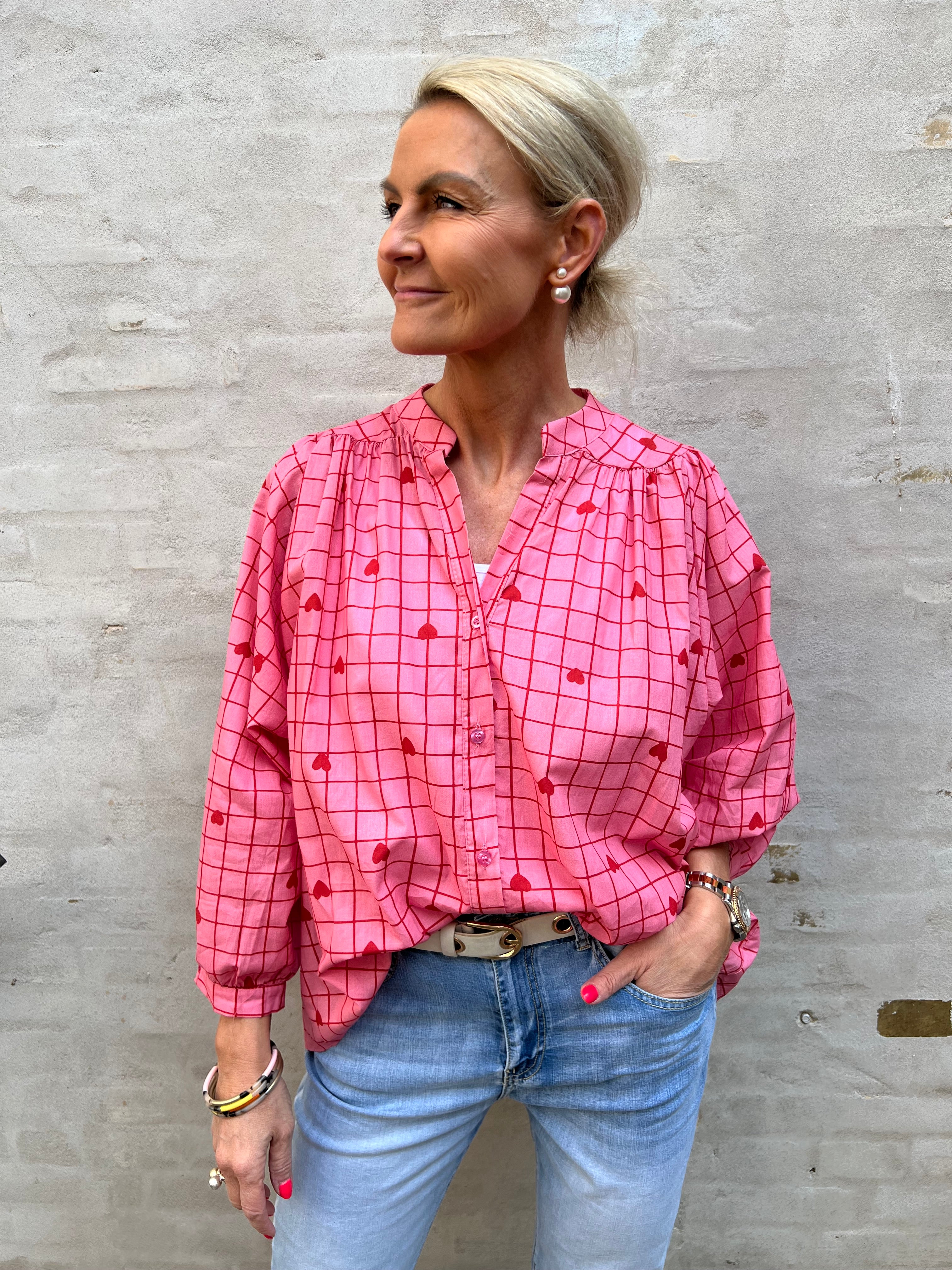 Love Heart shirt pink