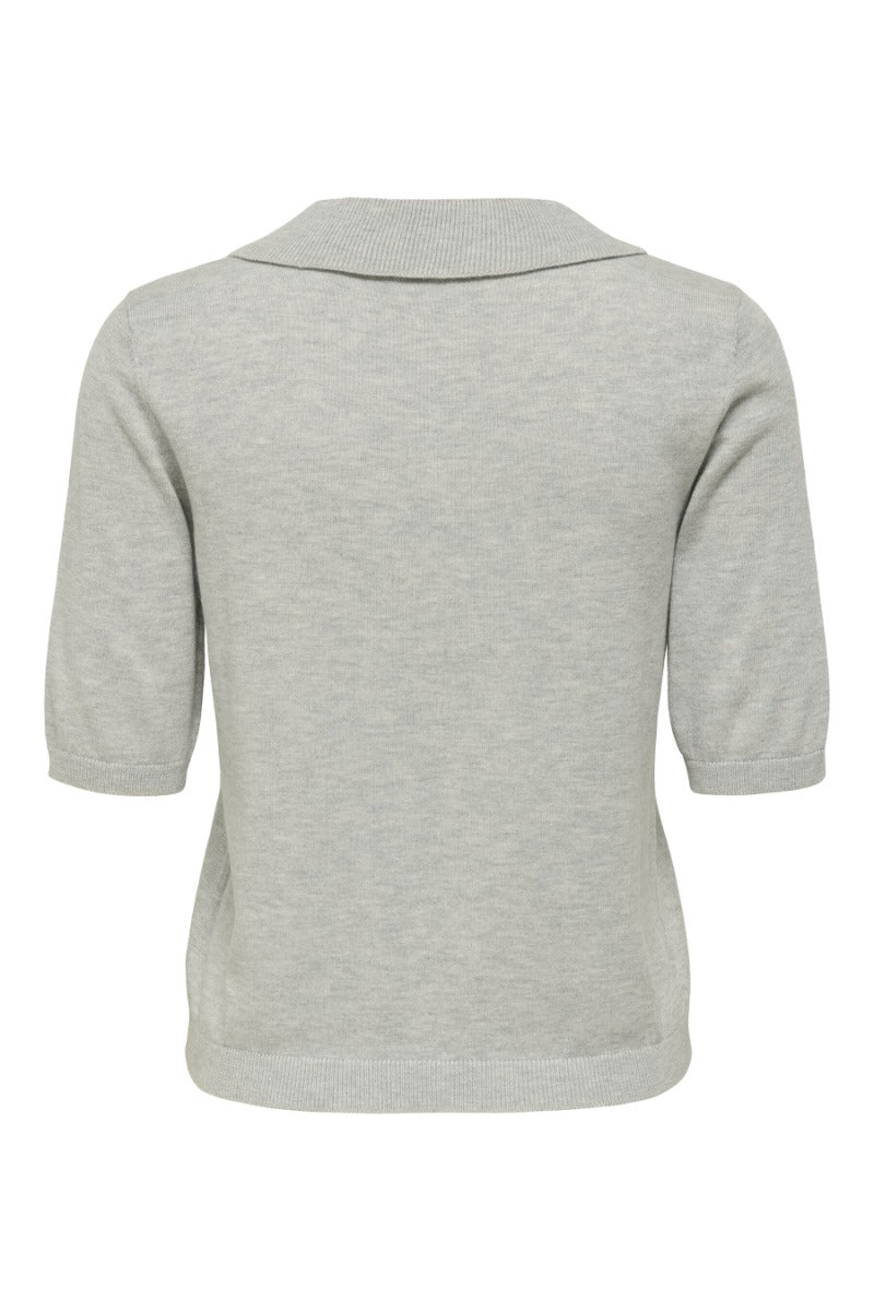 Bodil Pullover Knit - Light Grey Melange